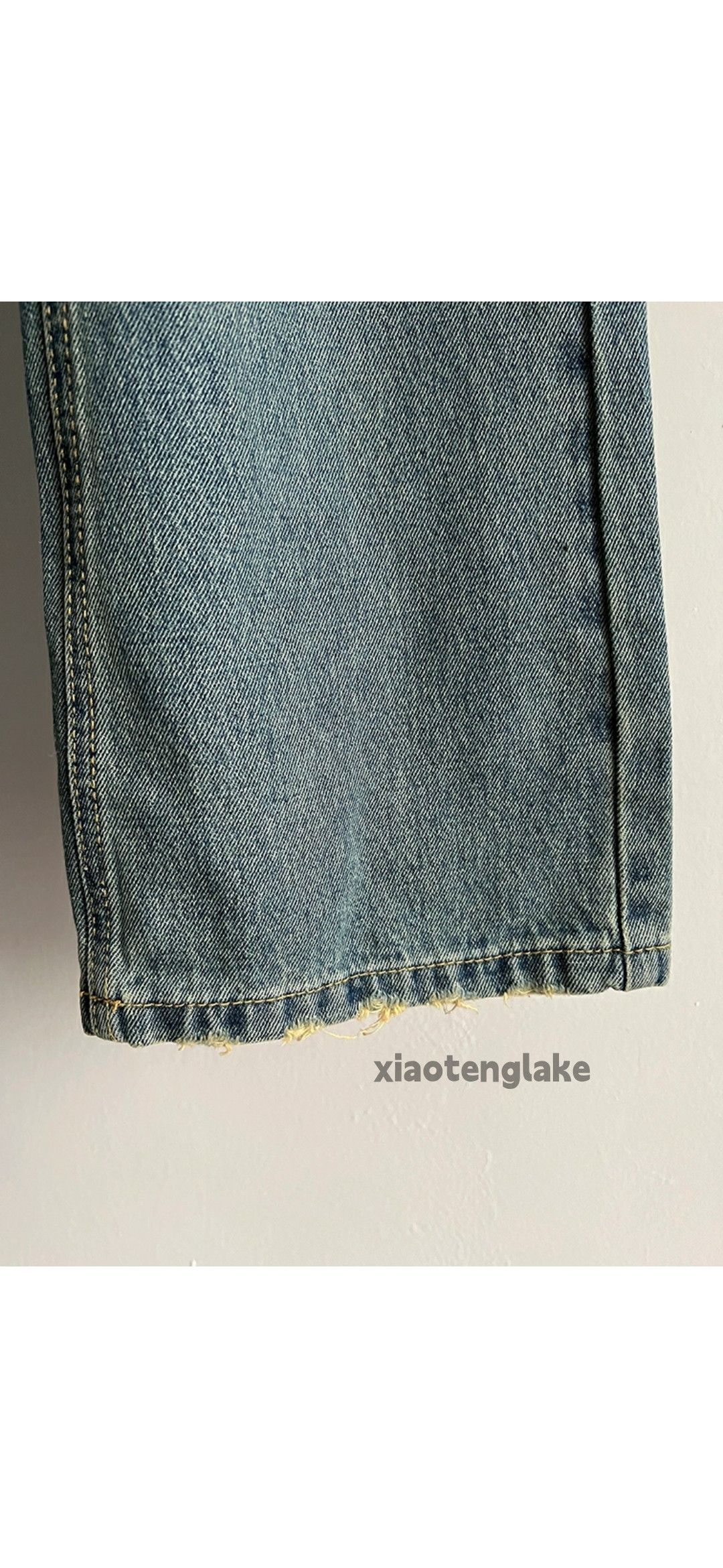 Jean × Vintage washed faded y2k skate yuppie flared cleanfit jeans Size US 32 / EU 48 - 8 Thumbnail