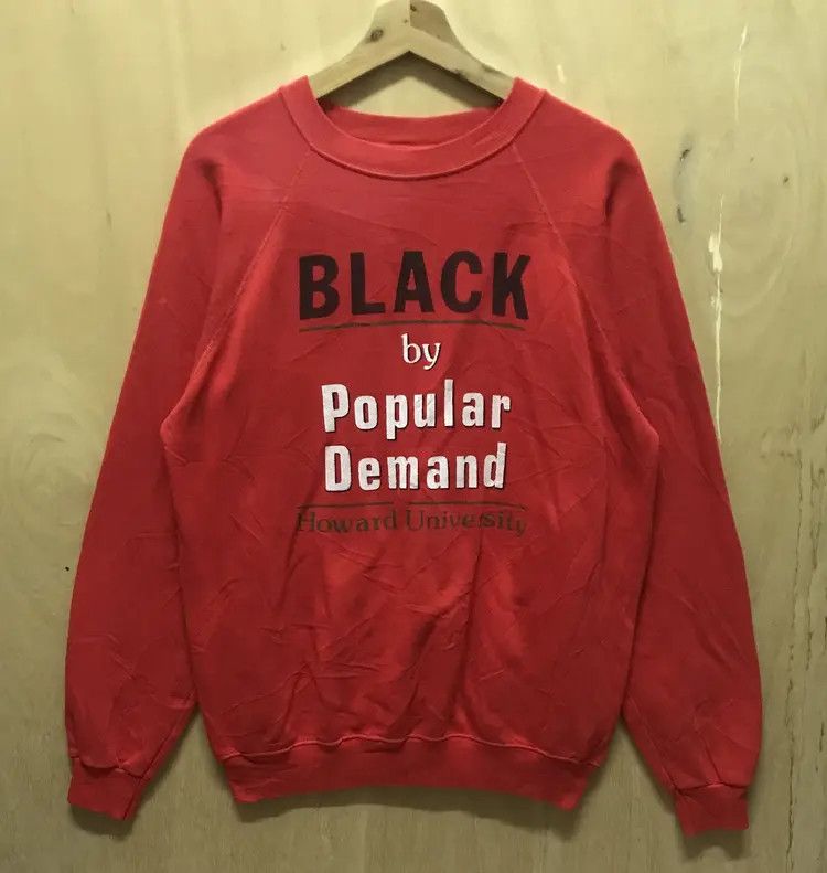 Hanes Vintage 80's Black by Popular Demand Howard University Size US L / EU 52-54 / 3 - 1 Thumbnail