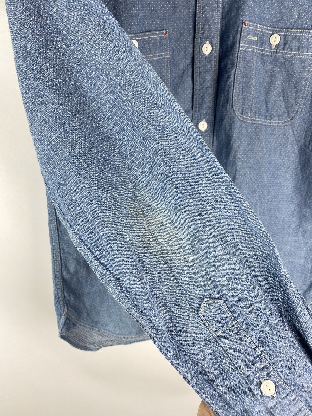 Global Work Global Work men’s Japanese style denim button up shirt Size US L / EU 52-54 / 3 - 9 Thumbnail