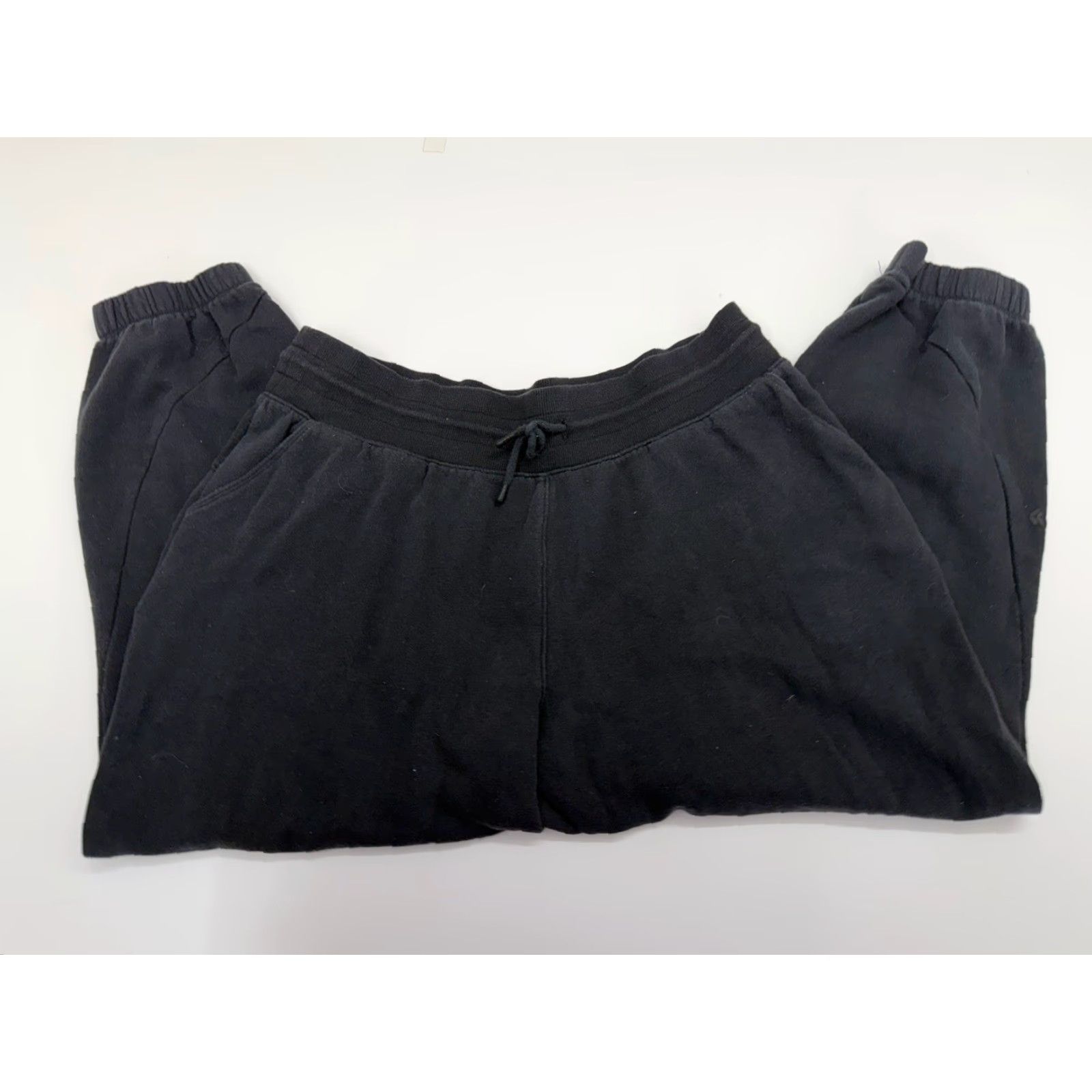 Vintage All In Motion Womens Sweatpants Jogger Black Size L Drawstring Pocketed Comfort Casual Size 36" / US 14 / IT 50 - 2 Thumbnail