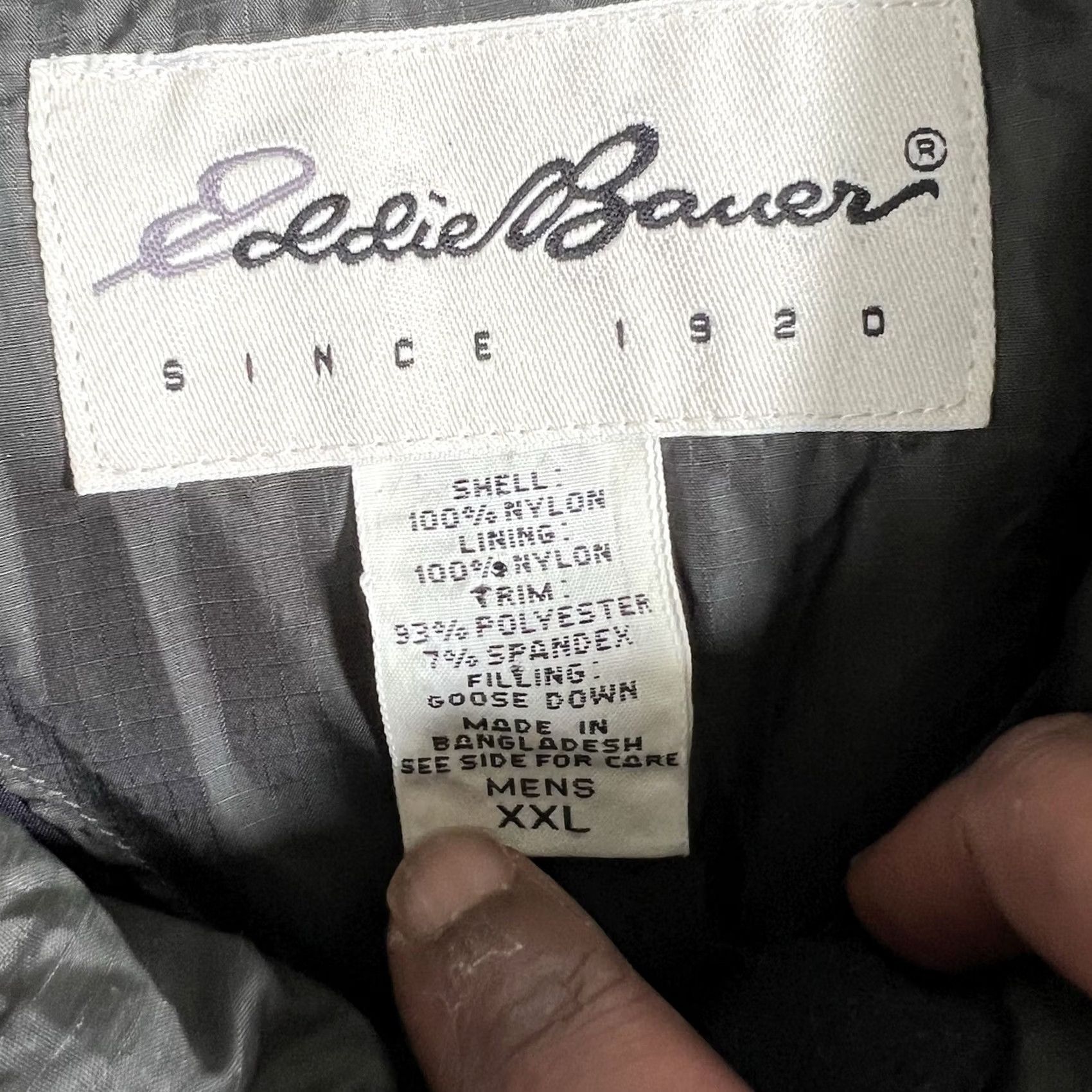 Eddie Bauer VINTAGE Eddie Bauer Vest Puffer Goose Down 2XL Men Olive Green Nylon Down Vintage Military Green Goose Down Puffer Vest Men 2XL Green Size US XXL / EU 58 / 5 - 3 Thumbnail