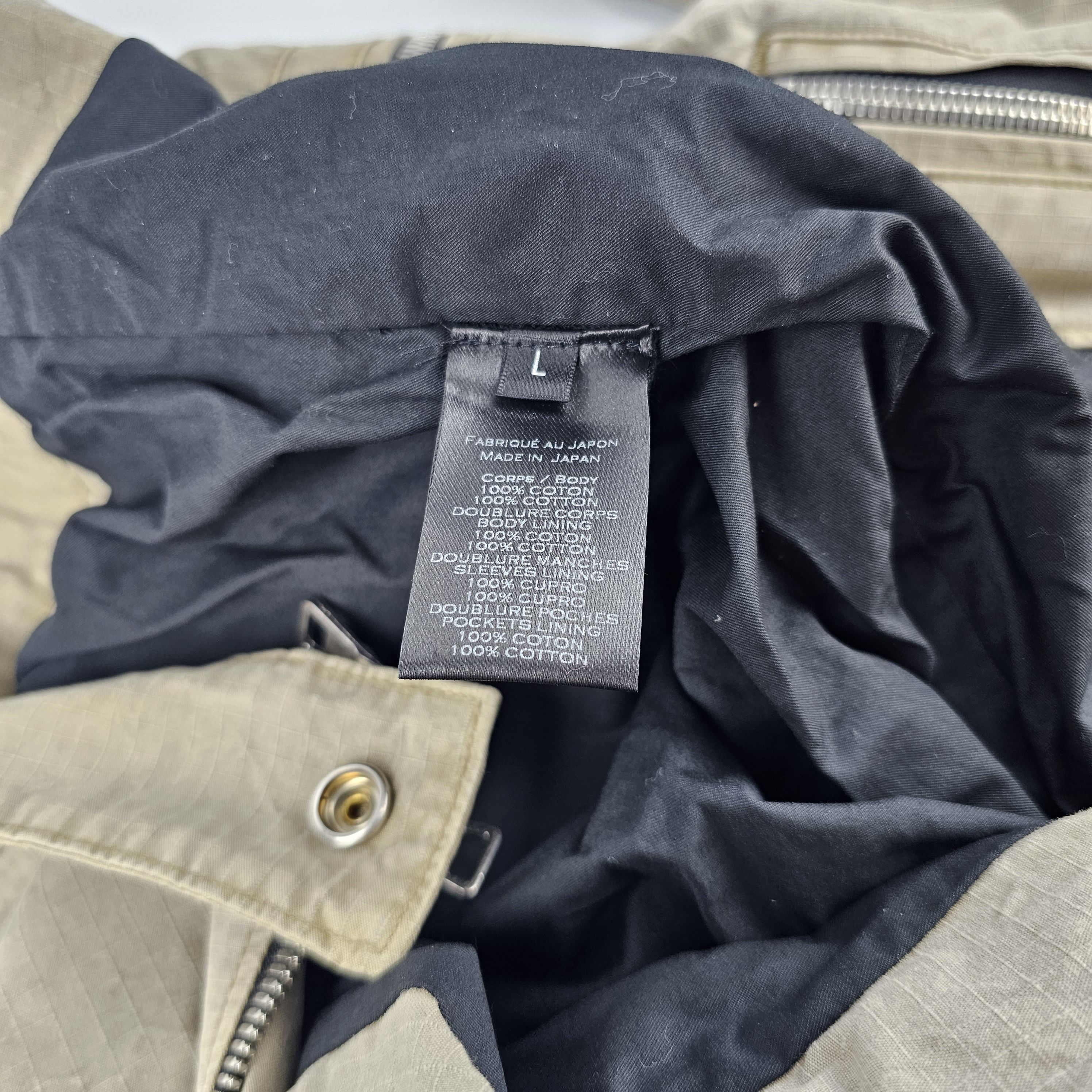Balmain Balmain Beige Cotton Biker Jacket Size L New Size US L / EU 52-54 / 3 - 7 Thumbnail