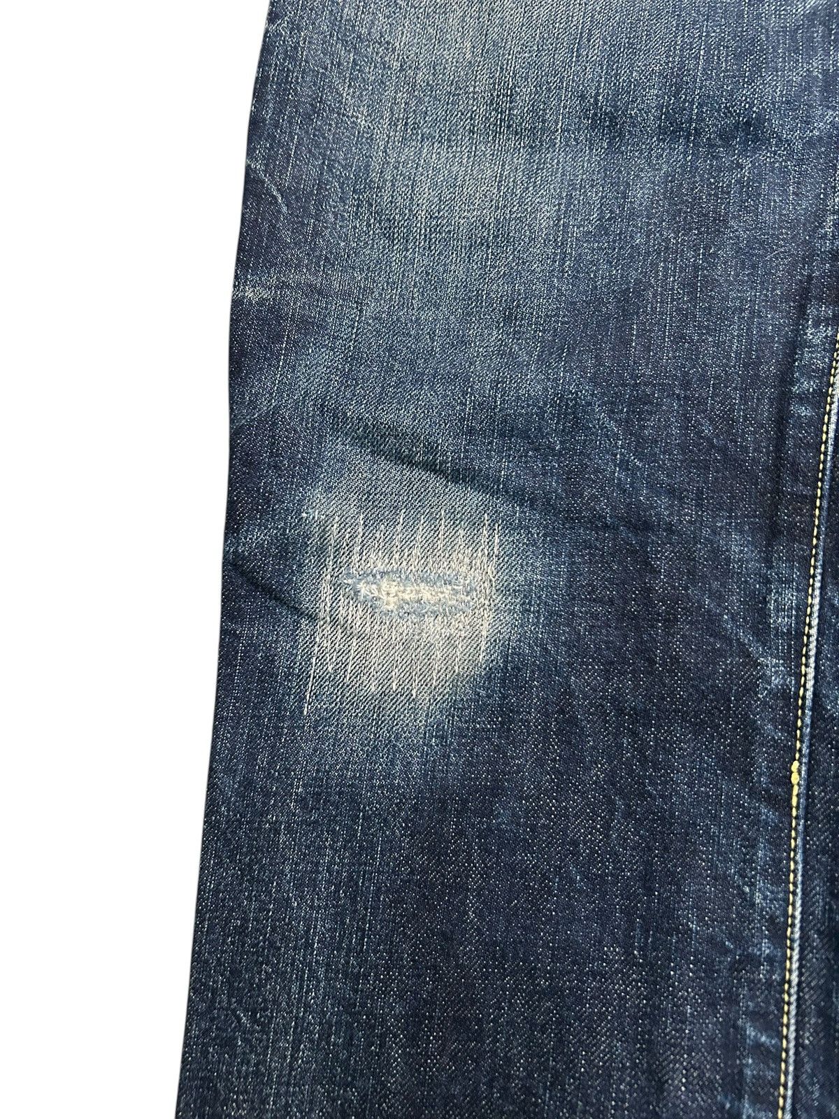 Japanese Brand × Kapital × Vintage eight-G Selvedge Distressed Japanese Denim Jeans Size US 29 - 5 Thumbnail