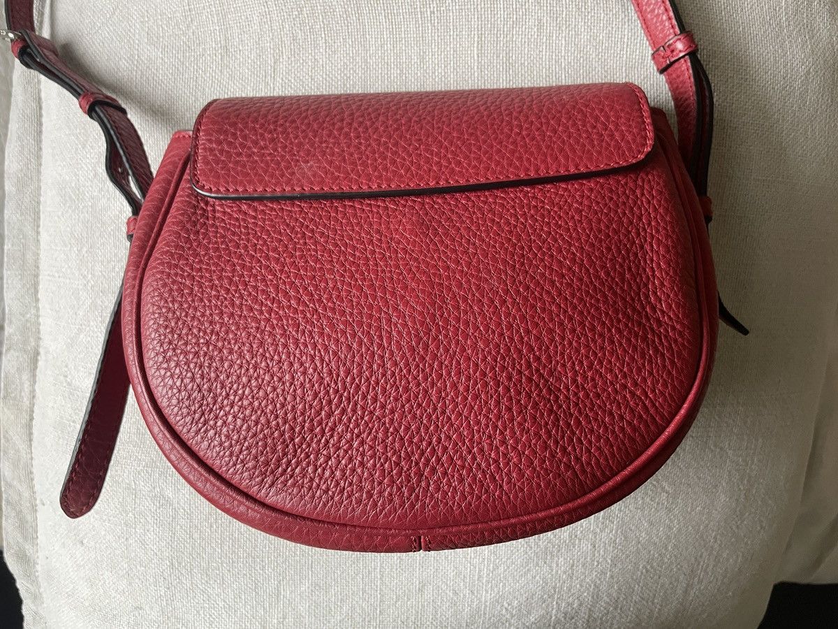 Fendi Fendi red leather selleria saddle bag Size ONE SIZE - 4 Thumbnail