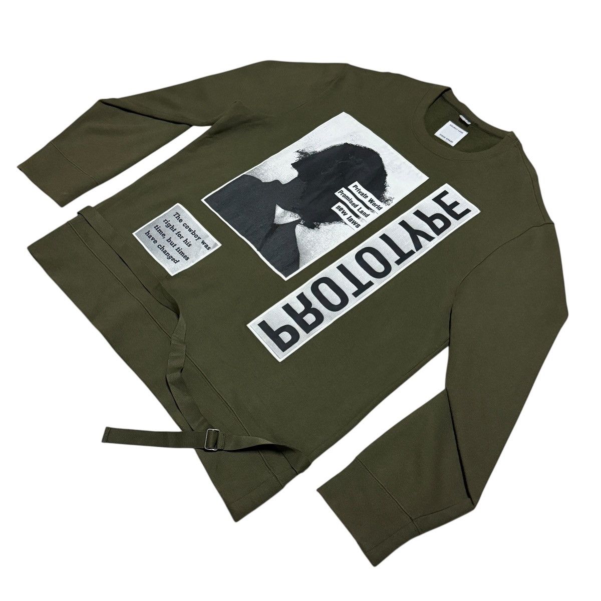 Helmut Lang × Travis Scott Limited Edition Prototype Sweatshirt Size US M / EU 48-50 / 2 - 2 Thumbnail