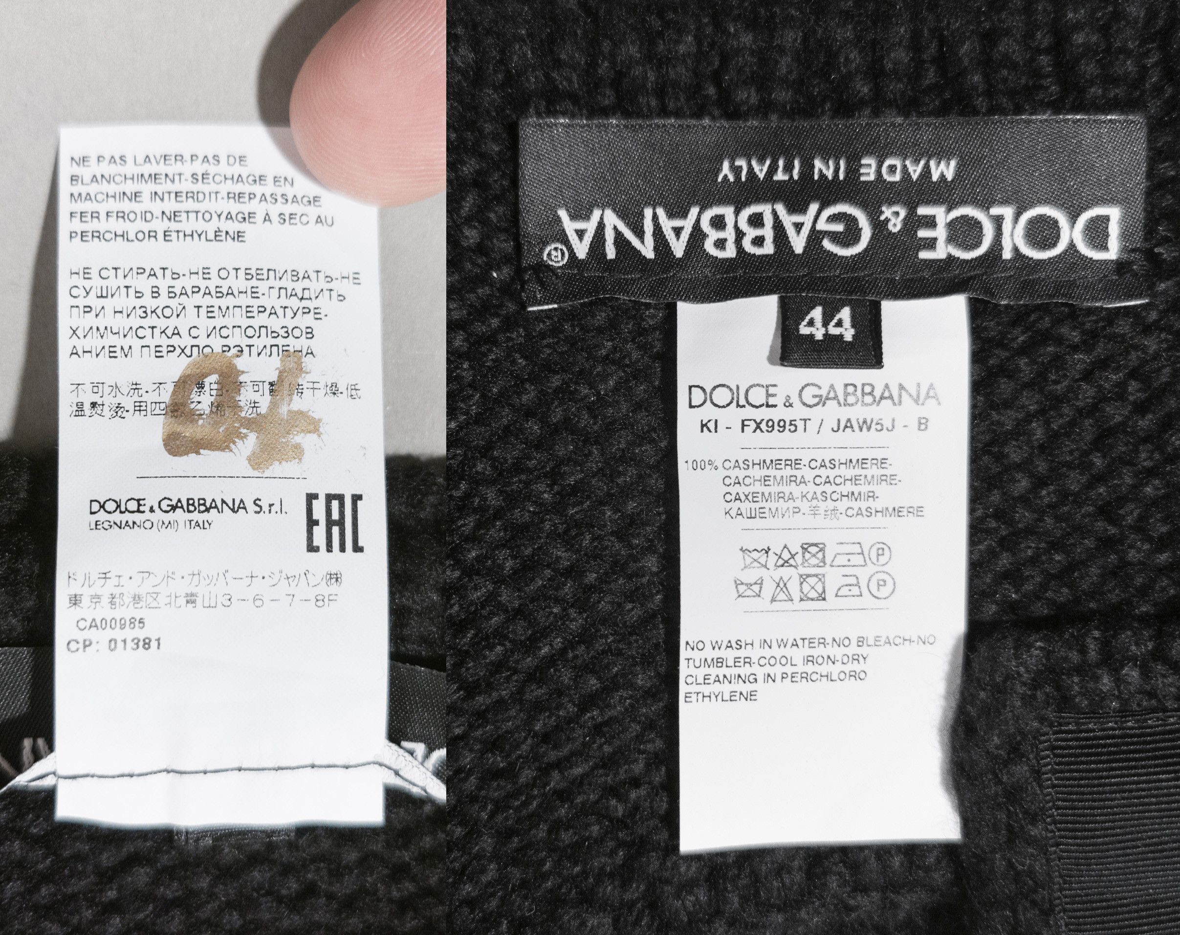 Dolce & Gabbana MSRP~600€ Unique Crop Top, 100% Cashmere! Tank Top, Bralette Size L / US 10 / IT 46 - 17 Thumbnail