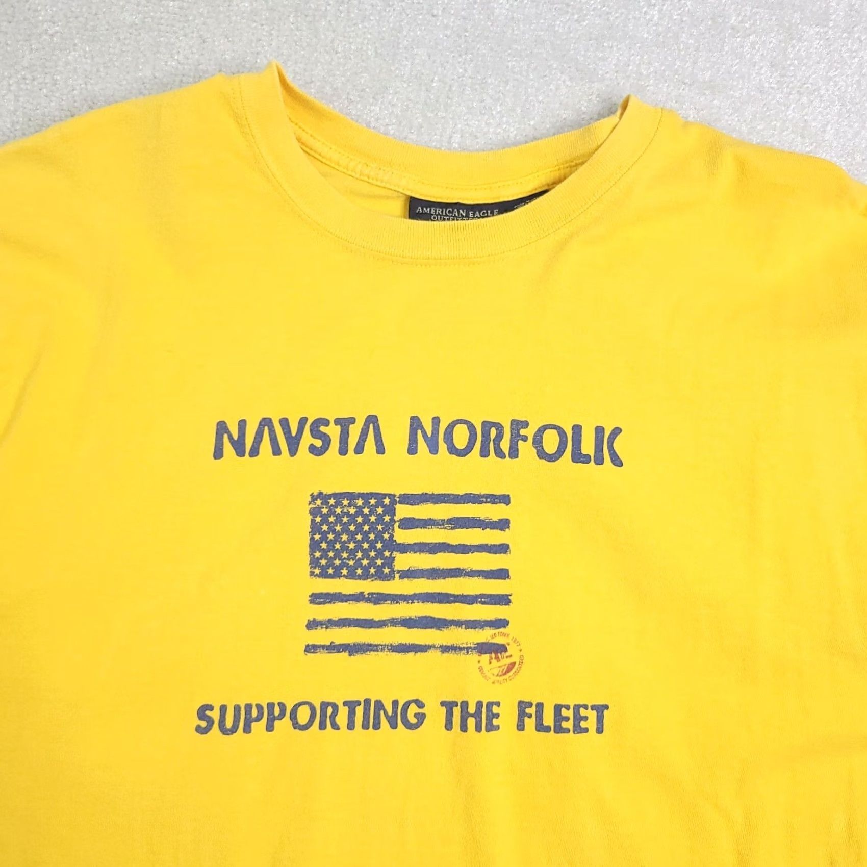 American Eagle Outfitters VINTAGE American Eagle Outfitters T Shirt Mens Large Yellow USA Navsta Norfolk PHOTO Shirt Mens Large Yellow USA Navsta Norfolk PHOTO Size US L / EU 52-54 / 3 - 3 Thumbnail