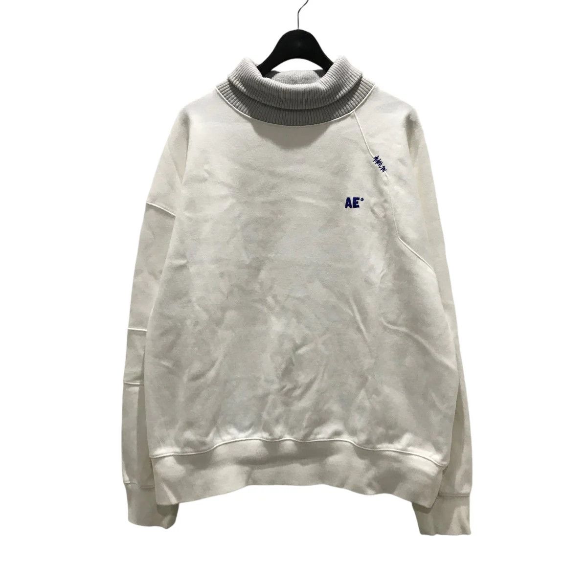 Ader Error AW19 Raglan Embroidered Logo Turtleneck Sweatshirt Size US XL / EU 56 / 4 - 1 Thumbnail