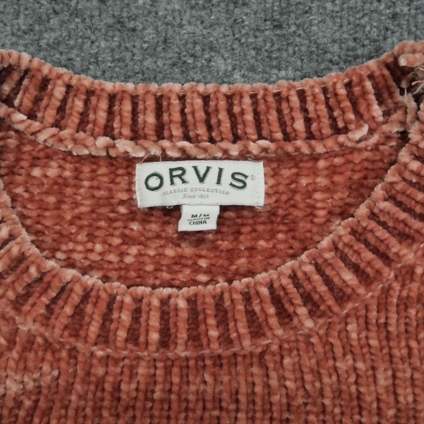 Orvis VINTAGE Orvis Sweater Womens M Pink Pullover Knit Long Sleeve Casual Winter Size M / US 6-8 / IT 42-44 - 3 Thumbnail