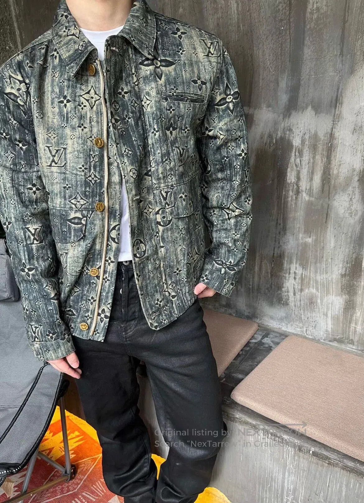 Louis Vuitton vintage style louis vuitton denim jacket. Size US L / EU 52-54 / 3 - 7 Thumbnail