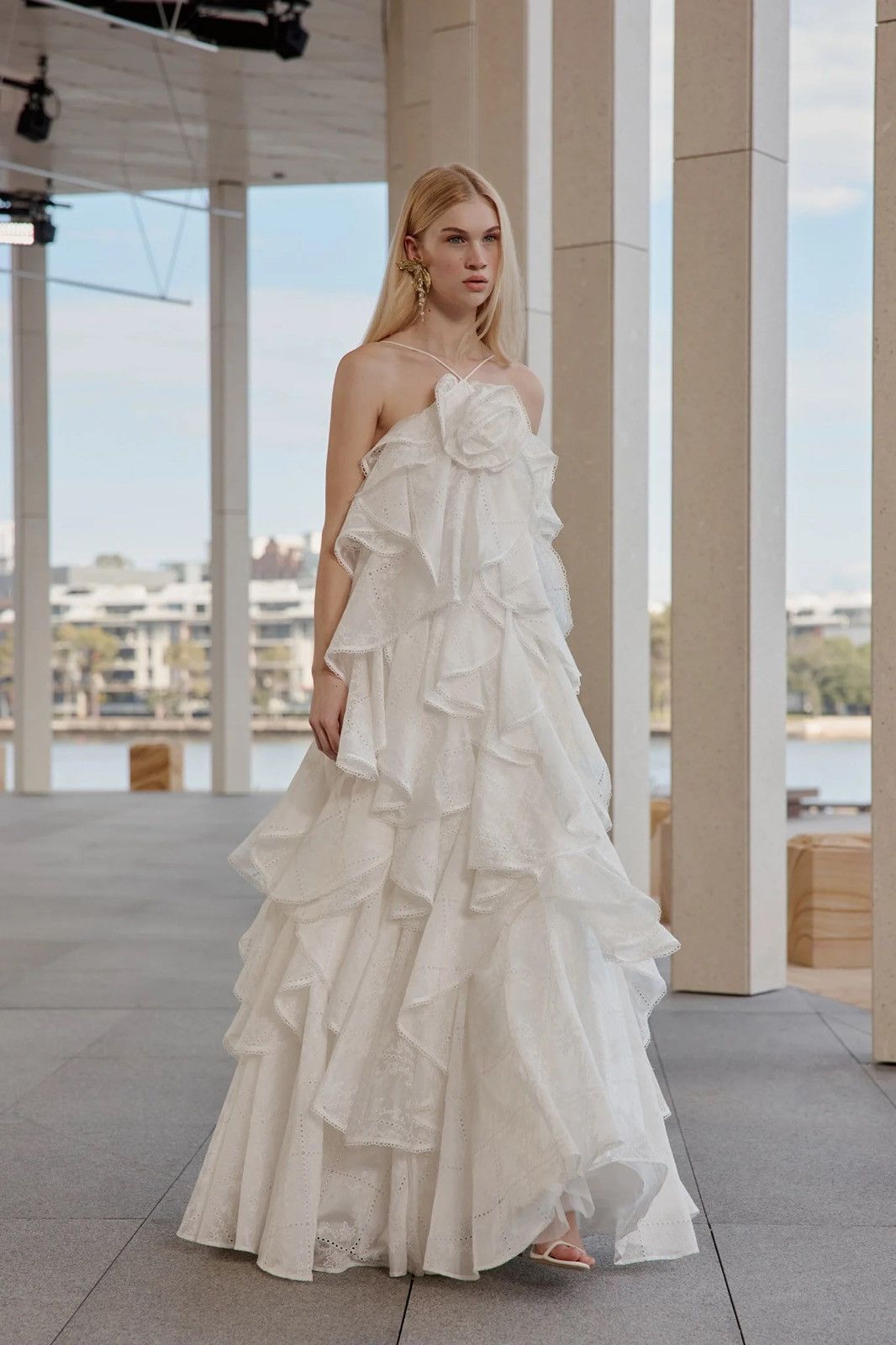 Aje AJE MERRITT EMBROIDERED GOWN $1099 USD size AU8/US4 Size S / US 4 / IT 40 - 7 Thumbnail