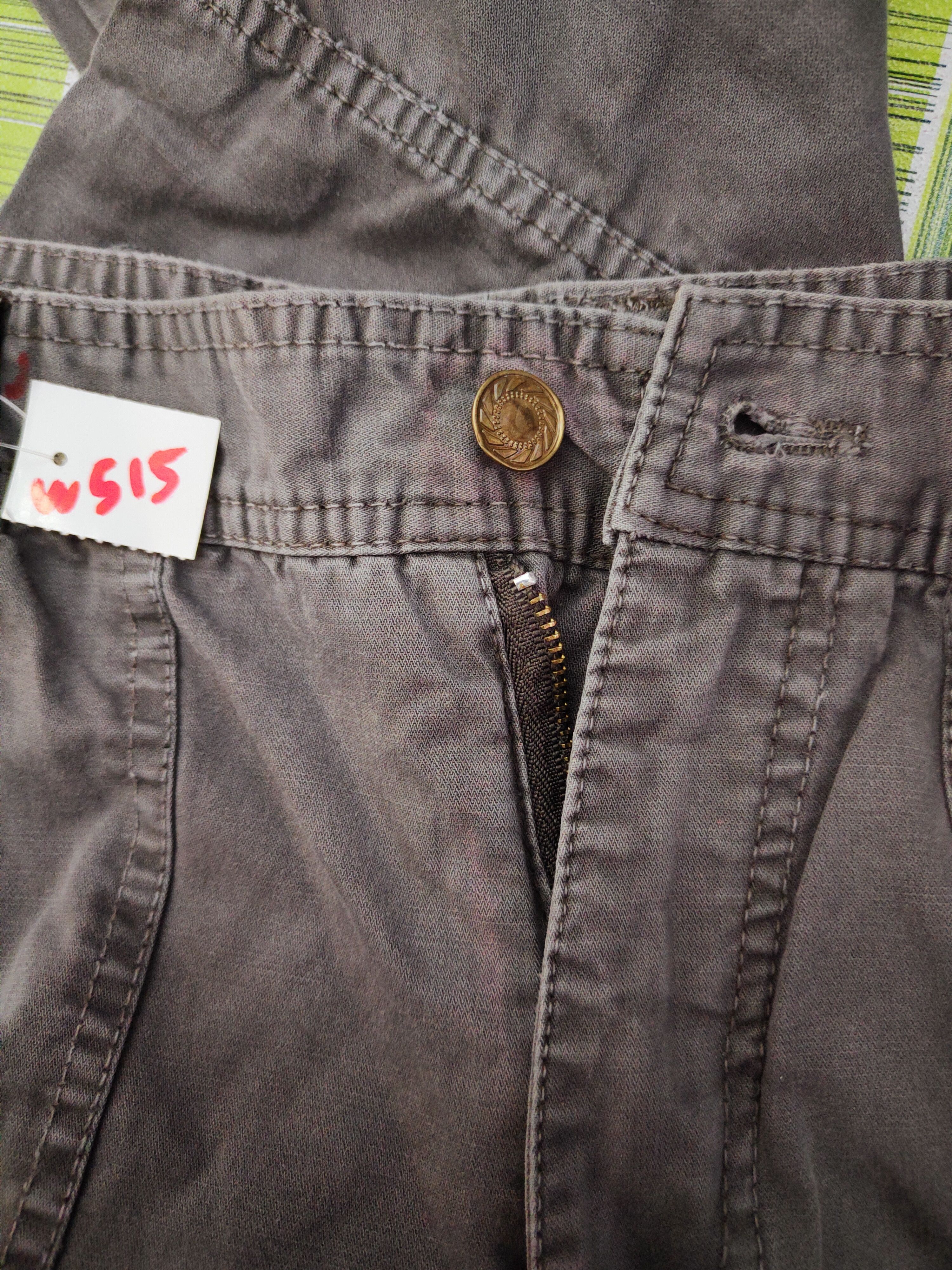 Japanese Brand Blue Keys Dark Gray Multipocket Tactical Cargo Pants #W515 Size US 32 / EU 48 - 15 Thumbnail