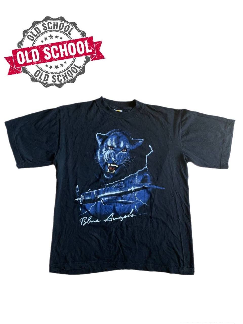 Vintage Vintage Blue Angels Graphic Tee Size US L / EU 52-54 / 3 - 1 Thumbnail