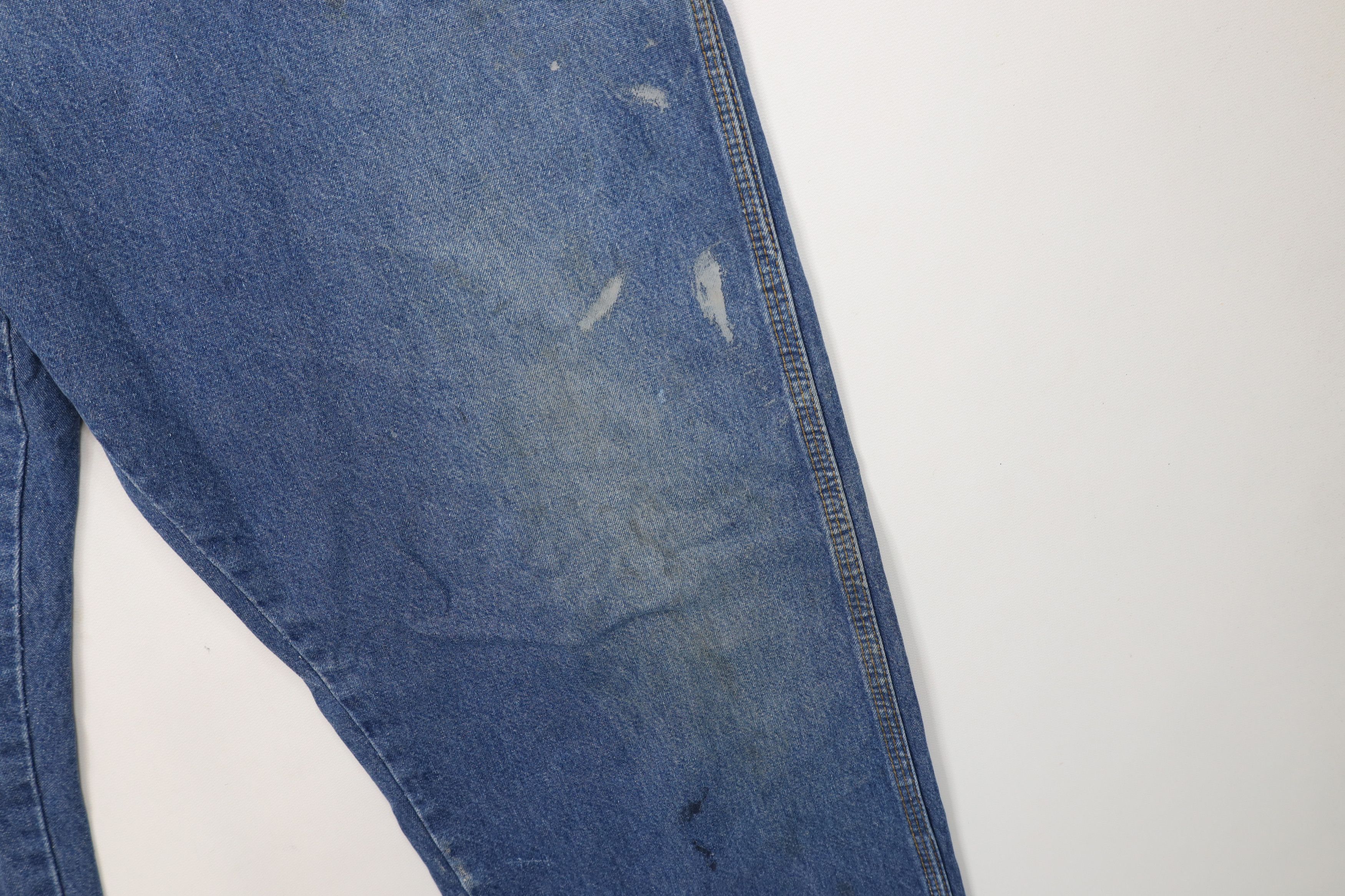 Vintage Vintage 70s Streetwear Wide Leg Dungaree Denim Jeans USA Size US 36 / EU 52 - 7 Thumbnail