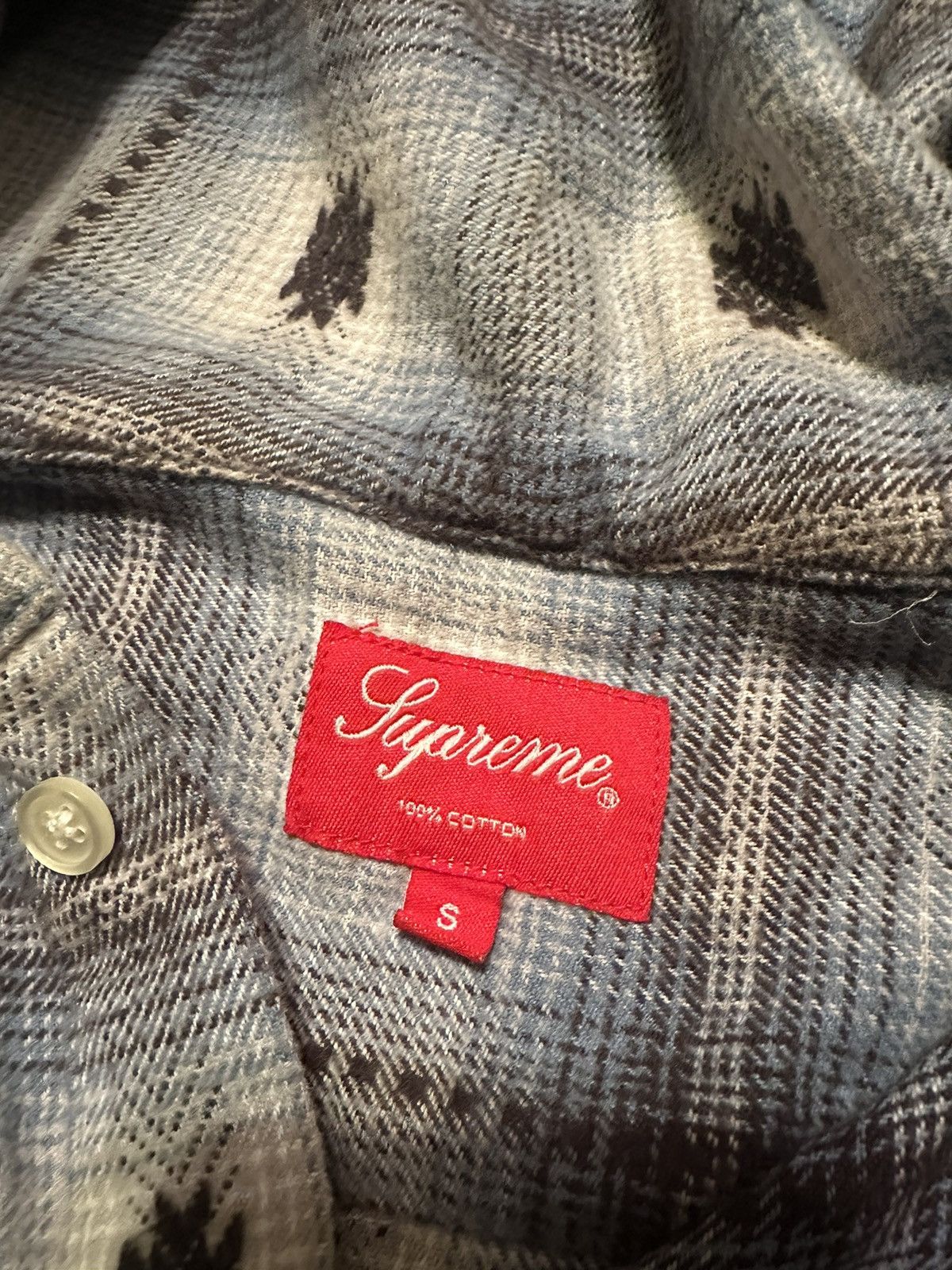 Supreme F/W14 Shadow Plaid Flannel Size US S / EU 44-46 / 1 - 4 Thumbnail