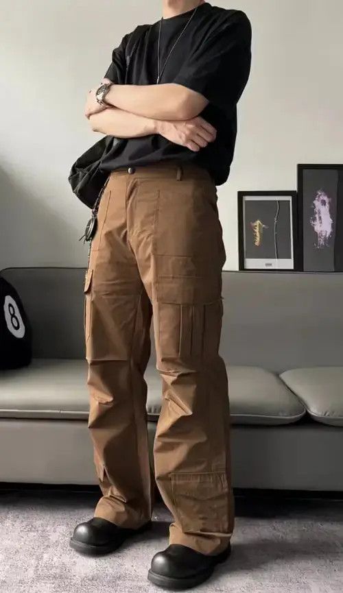 VIBE multi pocket utility cargo pants Size US 32 / EU 48 - 2 Thumbnail
