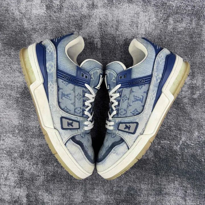 Other Louis Vuitton Blue Trainer Sneakers for Men -2508 Size US 8 / EU 41 - 6 Thumbnail