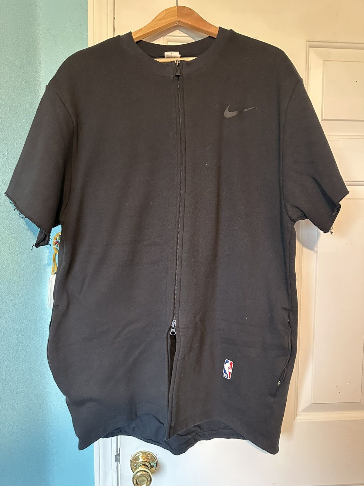 NIKE 20AW × FEAR OF GOD WORMUP TOP BLACK Nike - Fear Of God x Nike Warm Up Top | HBX