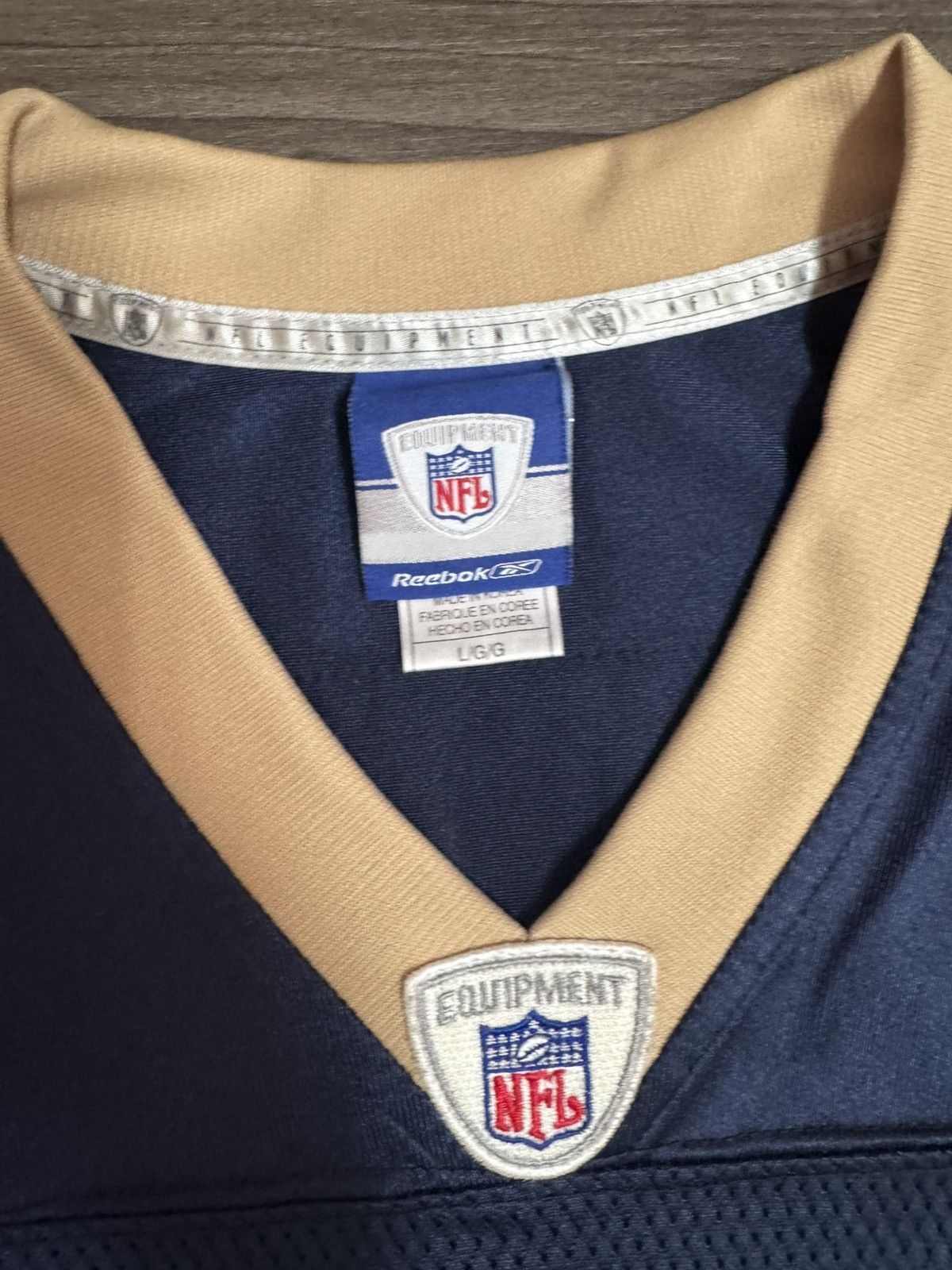 Reebok Reebok St. Louis Rams Marc Bulger 10 NFL Home Jersey Size US L / EU 52-54 / 3 - 4 Thumbnail
