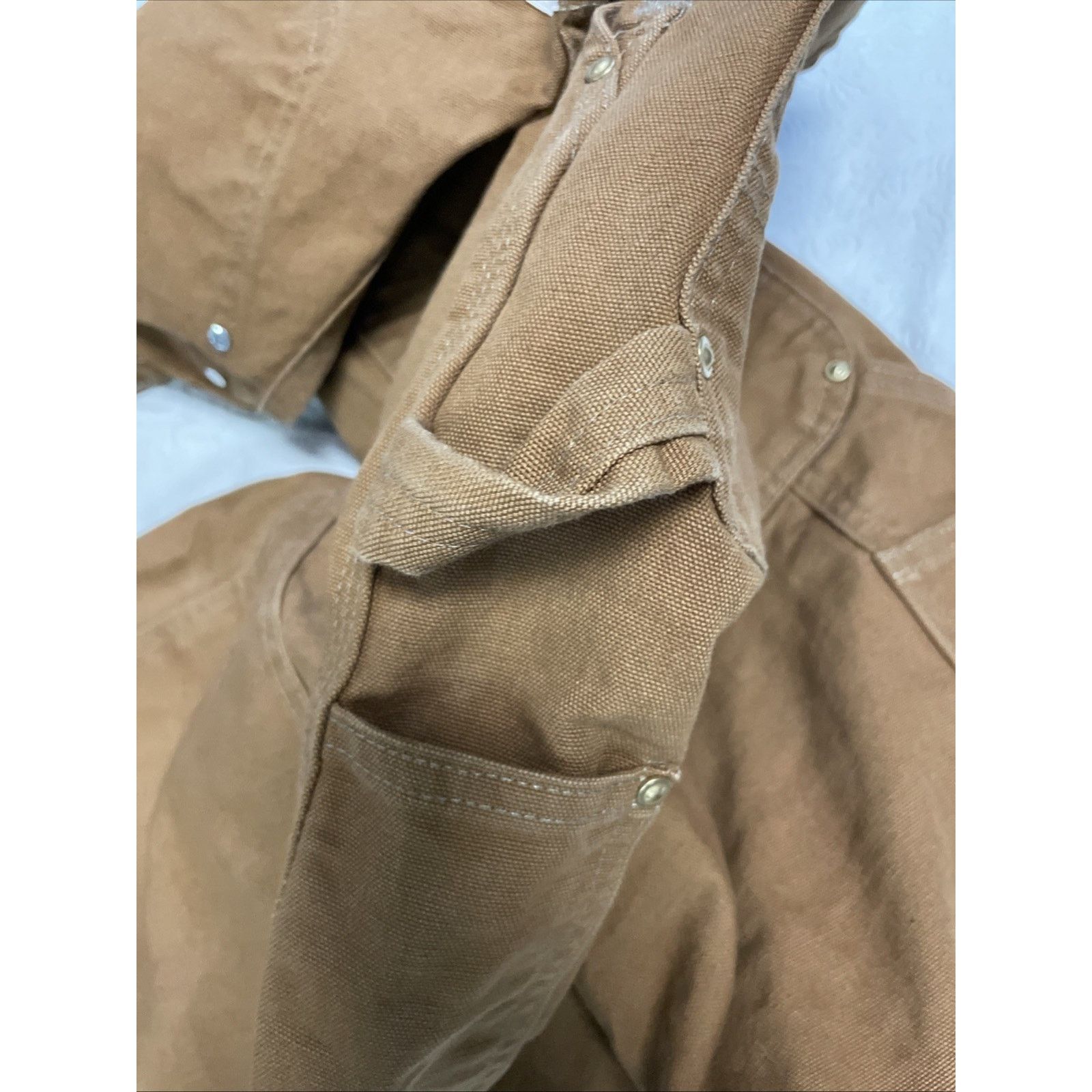 Carhartt Carhartt Mens Bib Work Overalls 36x30 Relaxed Fit Brown Size US 36 / EU 52 - 14 Thumbnail