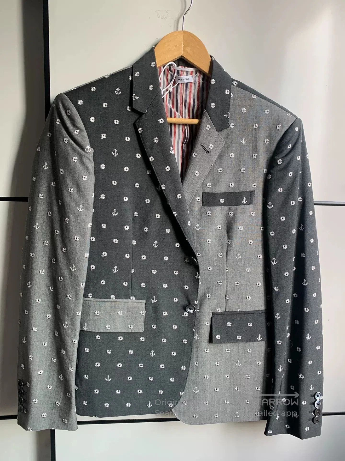 Thom Browne Thom Browne Anchor Embroidery Blazer. Size US S / EU 44-46 / 1 - 1 Thumbnail