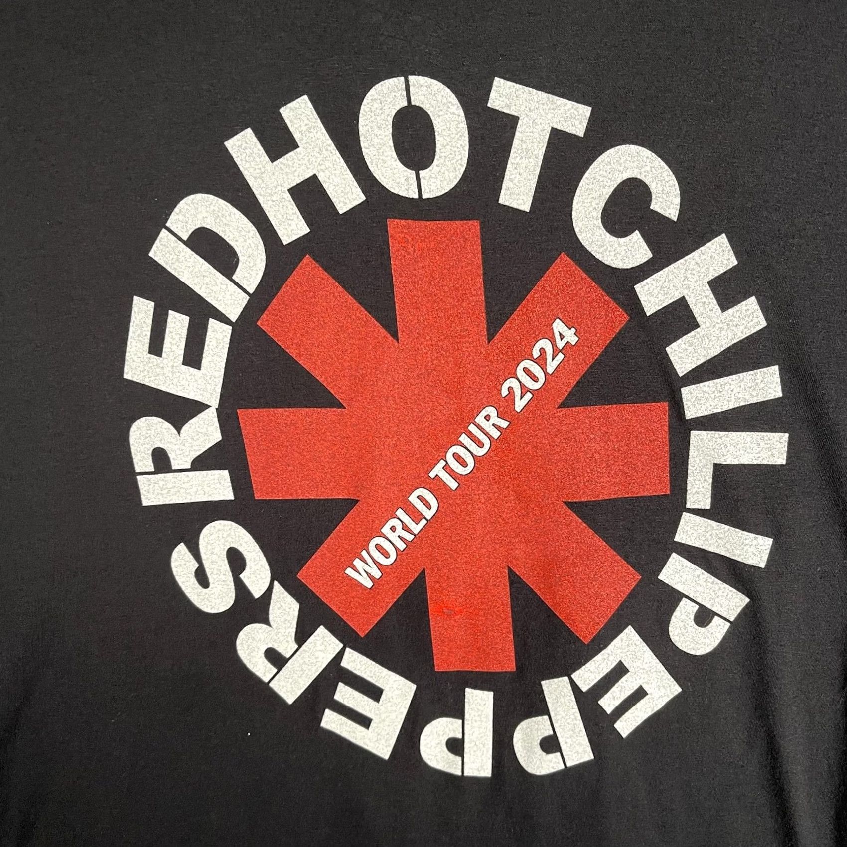 Vintage Red Hot Chili Peppers Shirt Mens 2XL Black 2024 World Tour Band Tee Rock Size US XXL / EU 58 / 5 - 3 Thumbnail