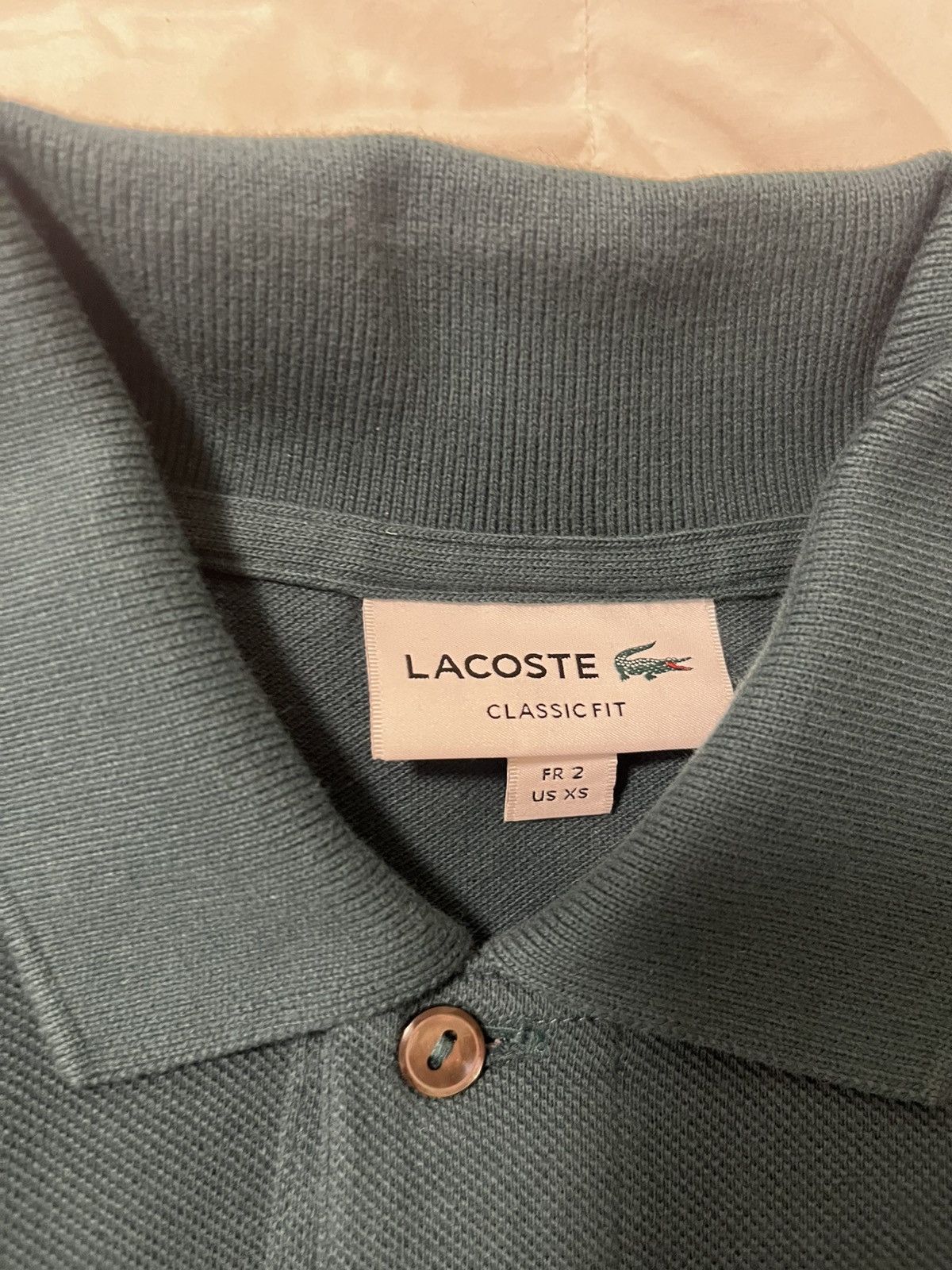 Lacoste 100% Cotton Long Sleeve Polo Size US XS / EU 42 / 0 - 2 Thumbnail