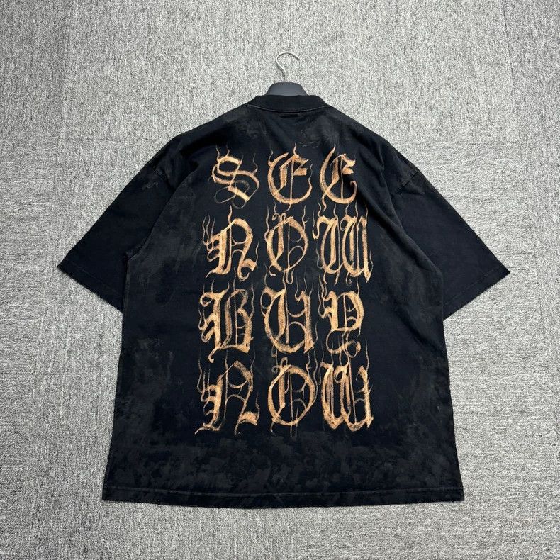 Balenciaga Balenciaga Sanskrit Subscript Short Sleeve Size US XS / EU 42 / 0 - 2 Thumbnail