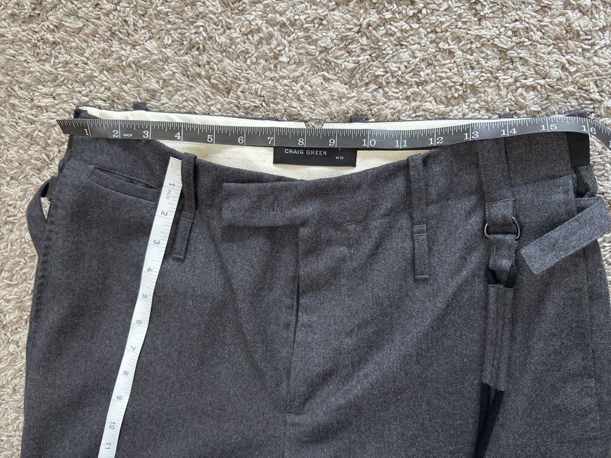 Craig Green Grey Trousers Cuffed Size US 30 / EU 46 - 3 Thumbnail