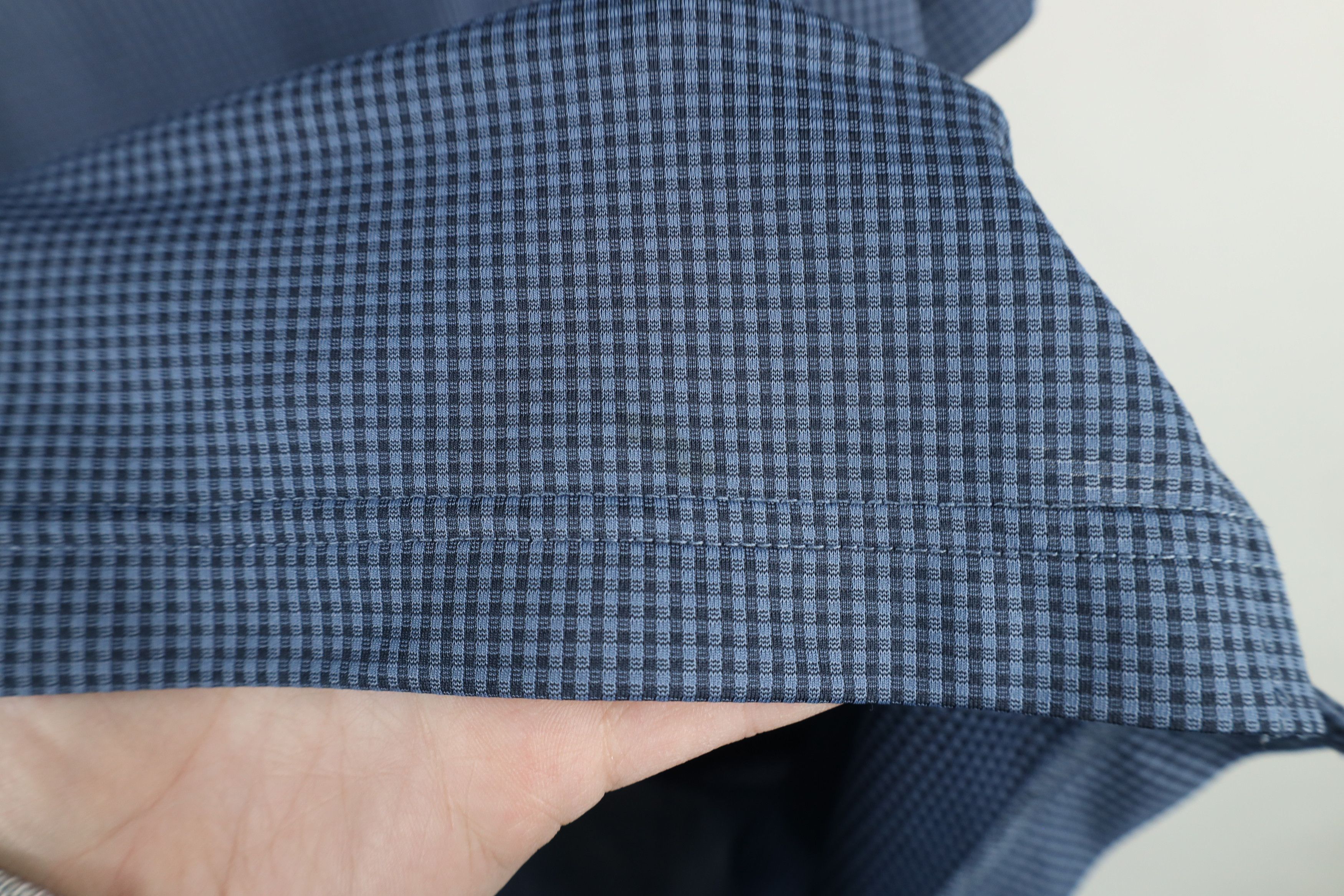 TravisMathew × Vintage Travis Mathew Plaid Stretch Collared Golf Polo Shirt Blue Size US XL / EU 56 / 4 - 7 Thumbnail
