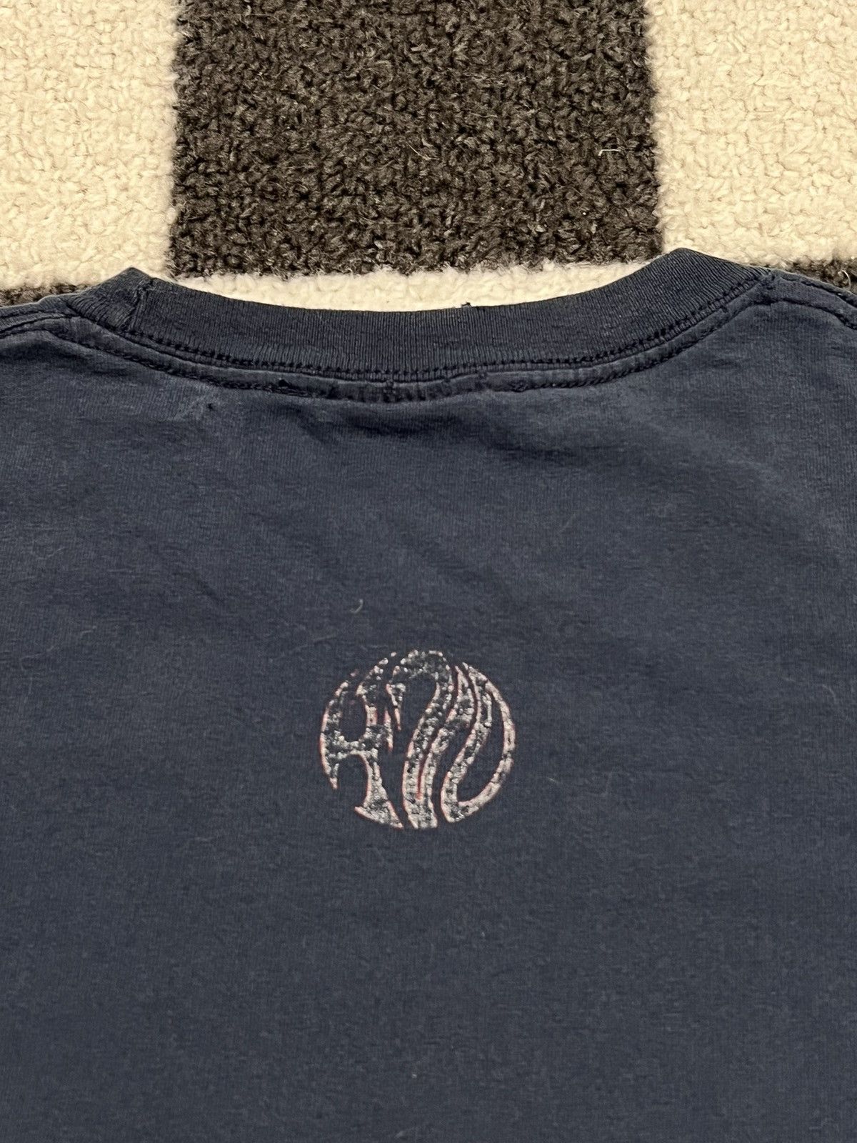 Vintage Vintage 90's 420 inc Flame Smoke Logo Tee Size US XL / EU 56 / 4 - 11 Thumbnail