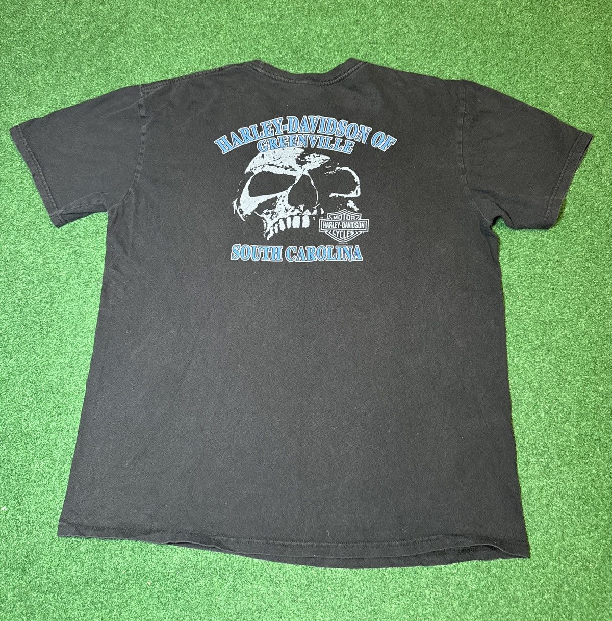 Harley Davidson Harley Davidson Motorcylces Skull South Carolina T Shirt Size US XL / EU 56 / 4 - 3 Thumbnail