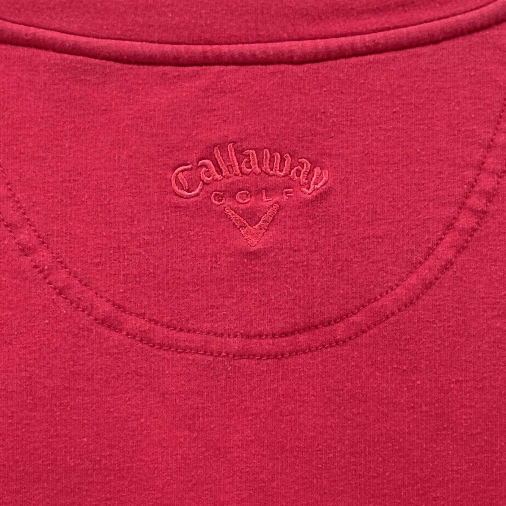 Callaway VINTAGE Callaway Sweatshirt Mens 2XL Red Pullover V Neck Stretch Taiwan (Note: If not vintage, adjust as needed) Size US XXL / EU 58 / 5 - 6 Thumbnail