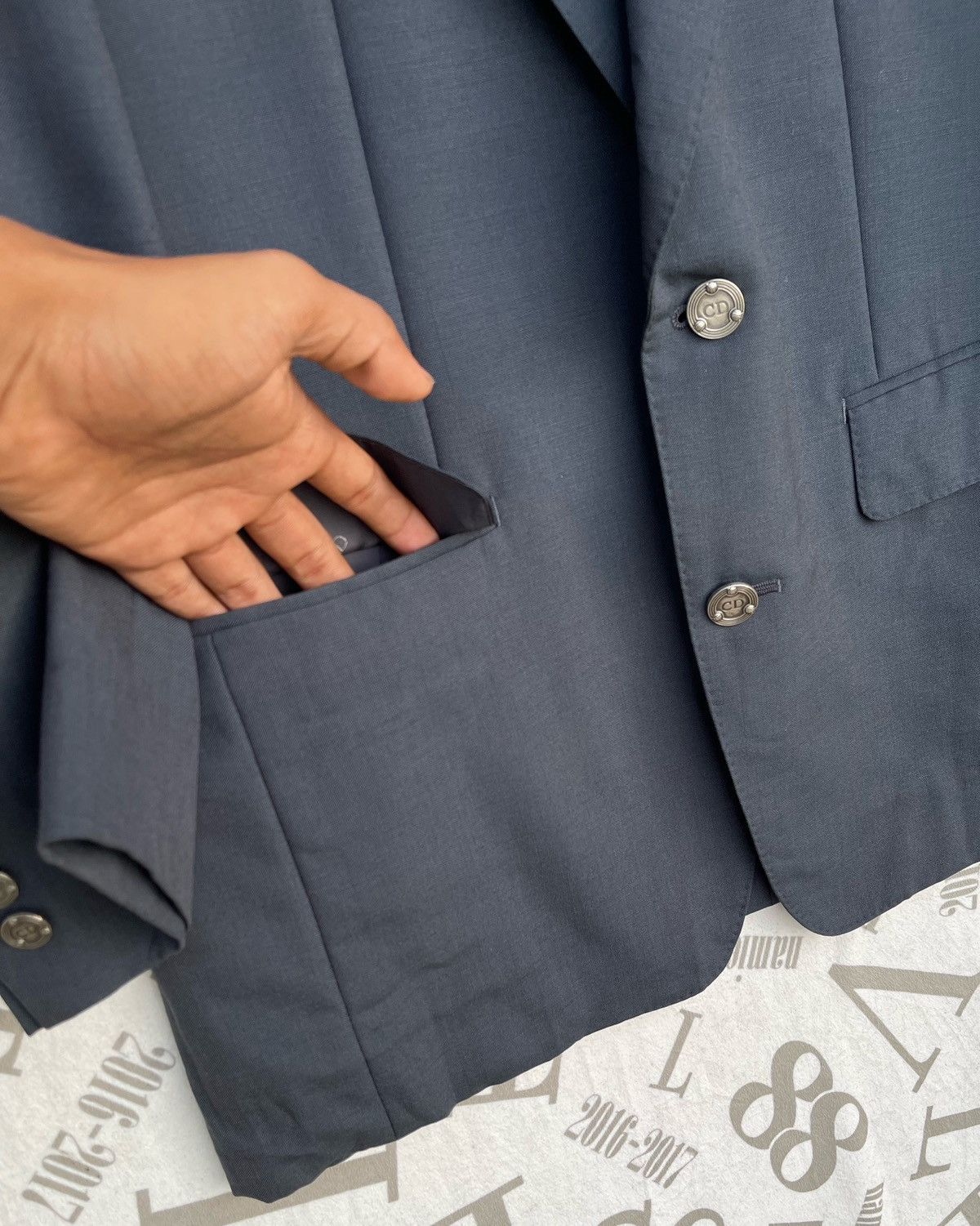Christian Dior Monsieur 🔥Vintage Christian Dior Monsieur Men's Single-breasted Suit Size US M / EU 48-50 / 2 - 8 Thumbnail