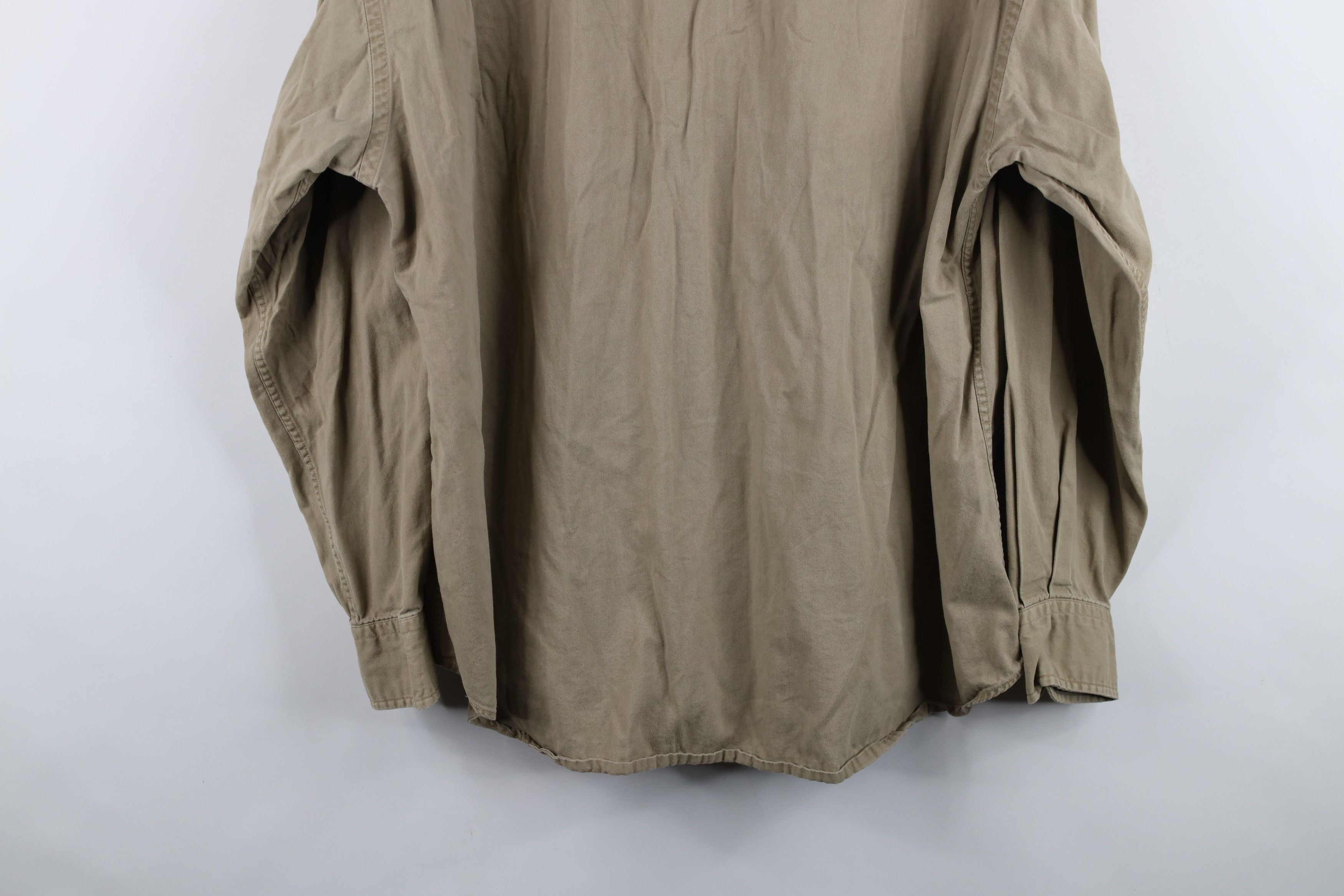 Vintage Vintage 90s Streetwear Pocket Collared Button Down Shirt Size US L / EU 52-54 / 3 - 15 Thumbnail