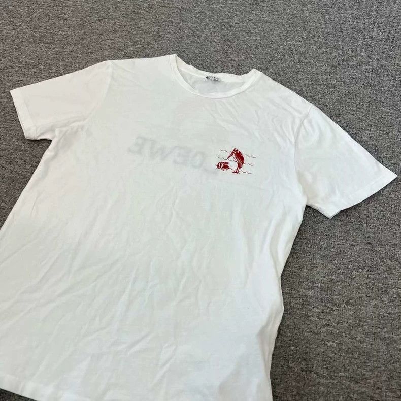 Loewe LOEWE White short-sleeved T-shirt Size M / US 6-8 / IT 42-44 - 2 Thumbnail