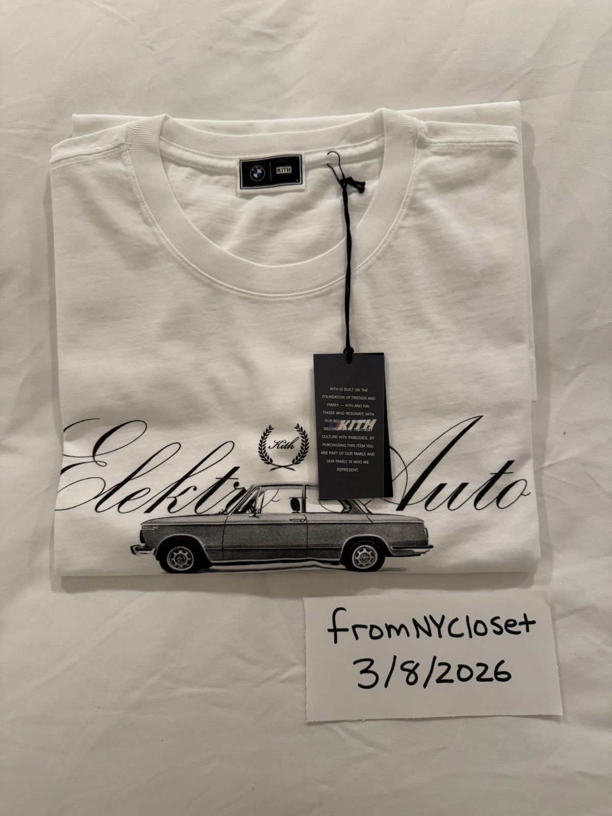 BMW × Kith KITH BMW Electro Auto tee Size US L / EU 52-54 / 3 - 6 Thumbnail