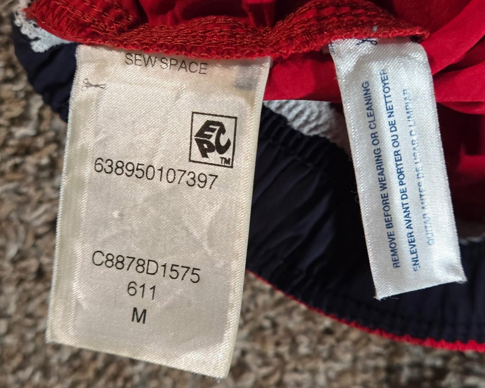 Tommy Hilfiger Tommy Hilfiger red drawstring swim trunks Lined Pockets M Size US 32 / EU 48 - 5 Thumbnail