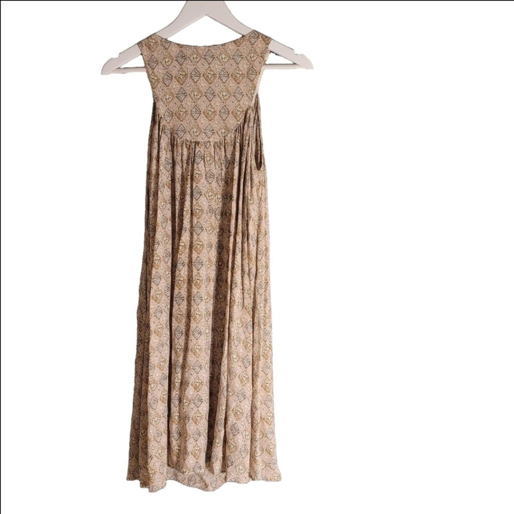Anthropologie EUC ANTHROPOLOGIE FLORID DIAMONDS DRESS SUNNER SILK CROCHET Size M / US 6-8 / IT 42-44 - 3 Thumbnail