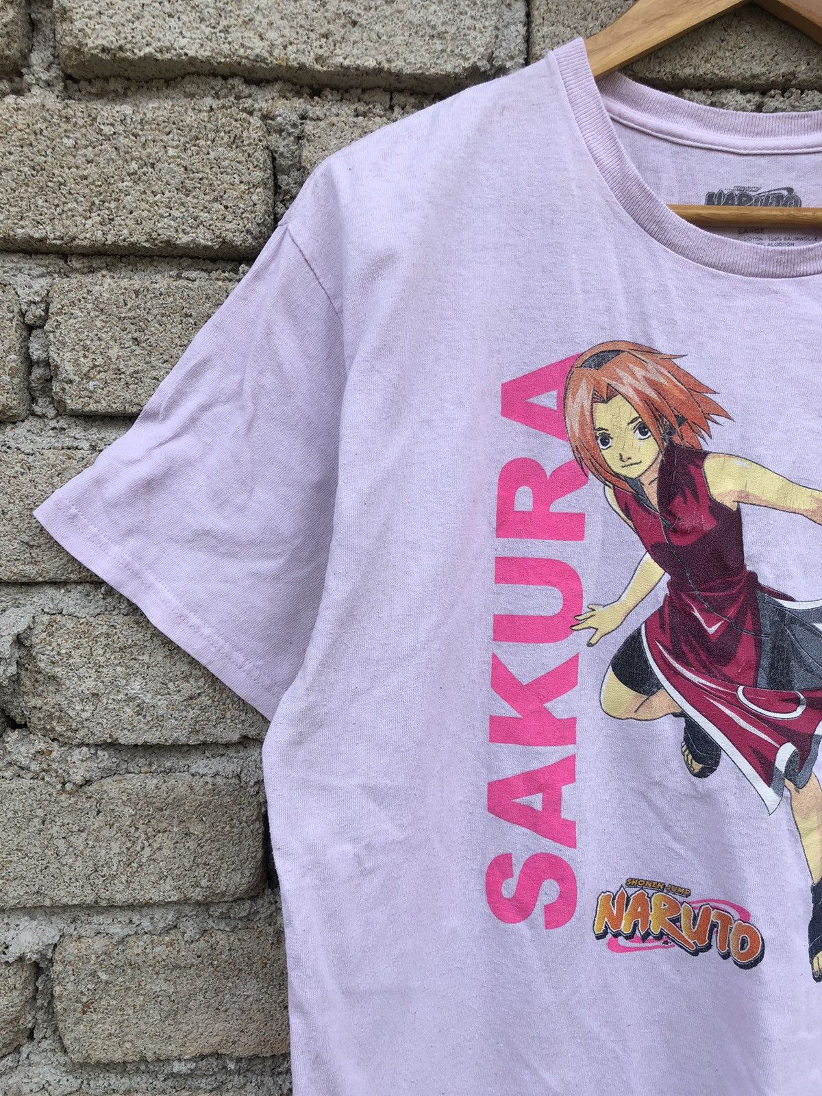 Japanese Brand Vintage Y2K Naruto Sakura Haruno Anime Single Character Tee Size US L / EU 52-54 / 3 - 4 Thumbnail