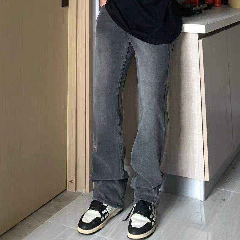 Japanese Brand × Jean High Street Multi Pocket Grey Vintage Jeans Size US 34 / EU 50 - 4 Thumbnail
