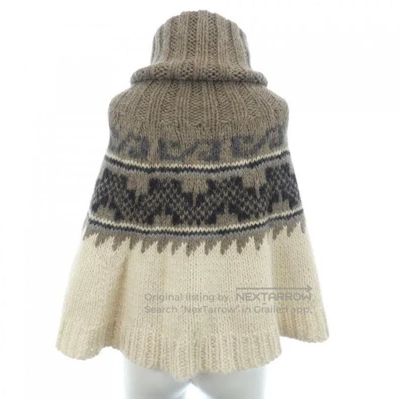 Hermes Hermes size TU Alpaca Wool Cloak Sleeve Knitwear Set Size M / US 6-8 / IT 42-44 - 2 Thumbnail