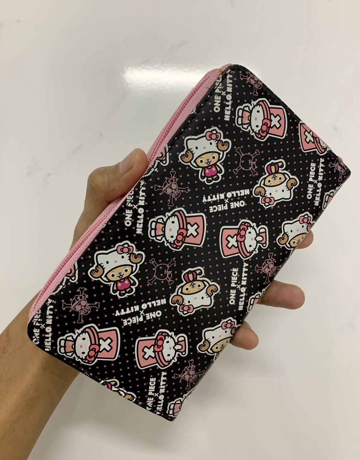 Anime Rare One Piece X Hello Kitty Bag Cluthes Size ONE SIZE - 6 Thumbnail