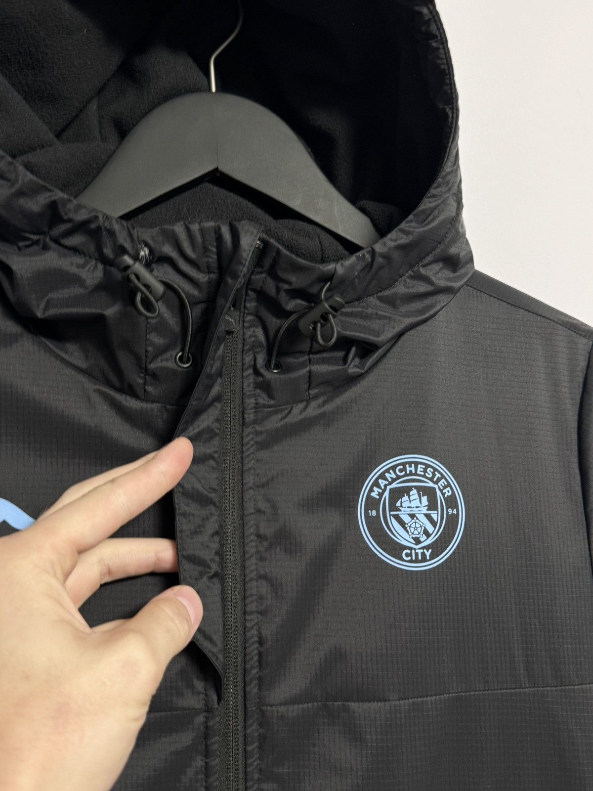 Puma Rare! Puma Manchester City Training Fleece Jacket Size US M / EU 48-50 / 2 - 5 Thumbnail
