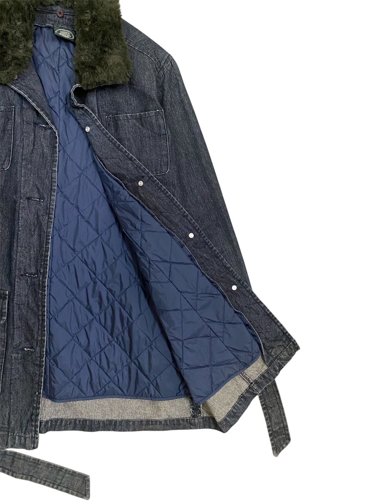 Vintage Vtg Laura Ashley Denim Jacket Fur Size US S / EU 44-46 / 1 - 3 Thumbnail