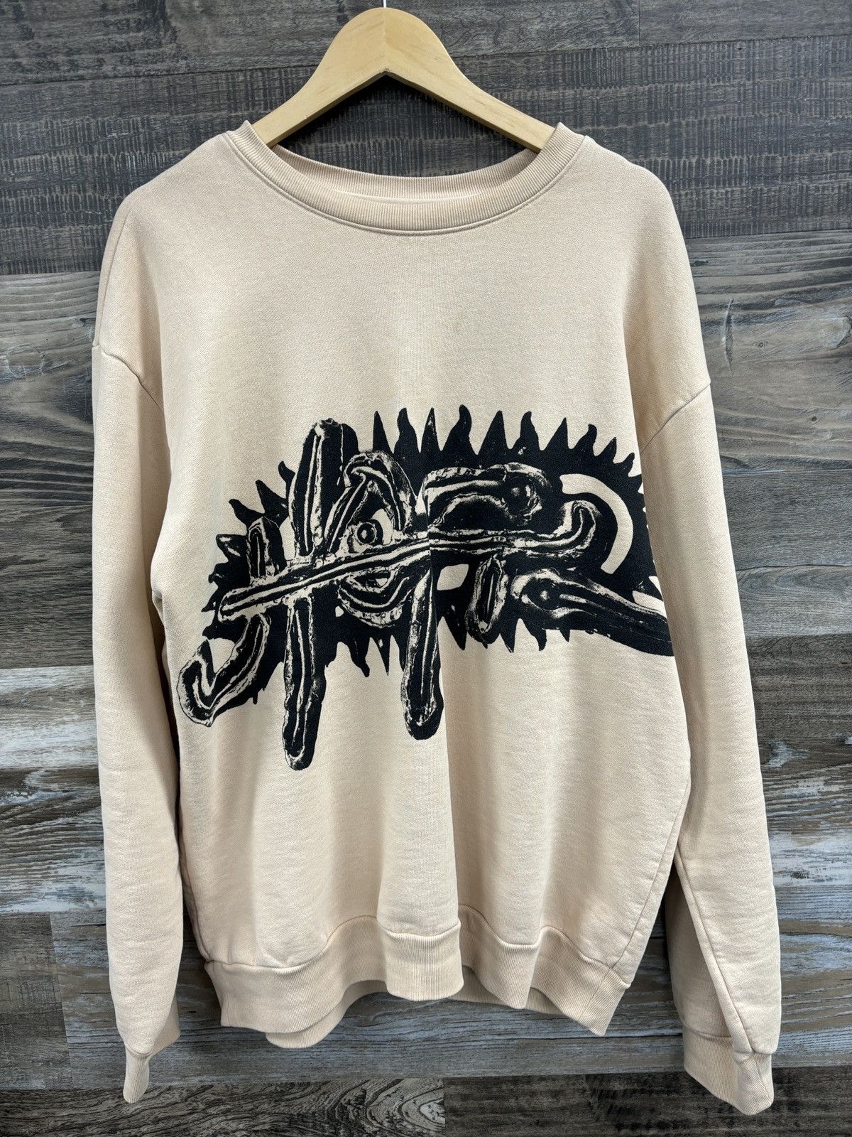 image of Travis Scott Utopia Crewneck Large New in Brown, Men's