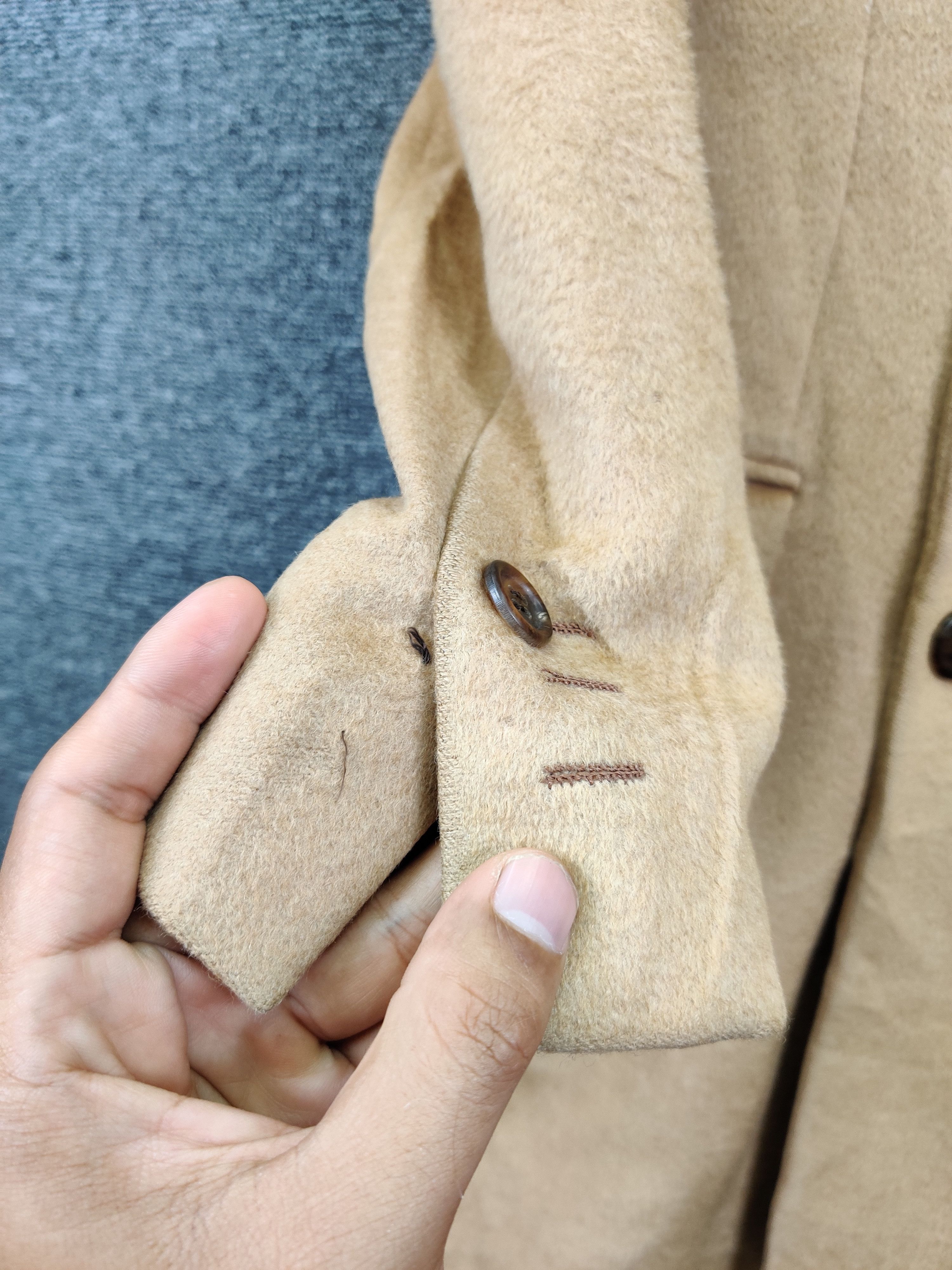 Prada Vintage Prada Wool Double Breasted Long Coat Size US M / EU 48-50 / 2 - 15 Thumbnail