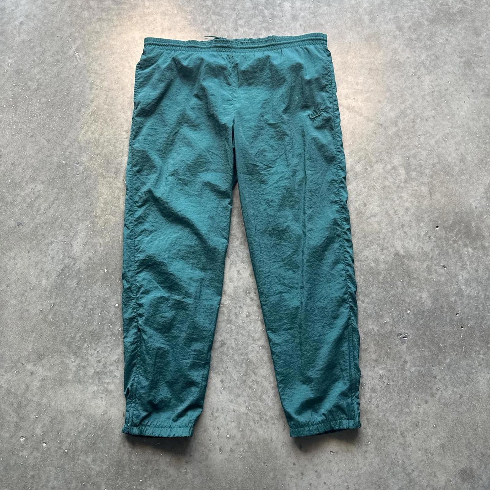 Nike Nike Champs Vintage Y2k Teal Green Track Pants Size US 34 / EU 50 - 1 Thumbnail