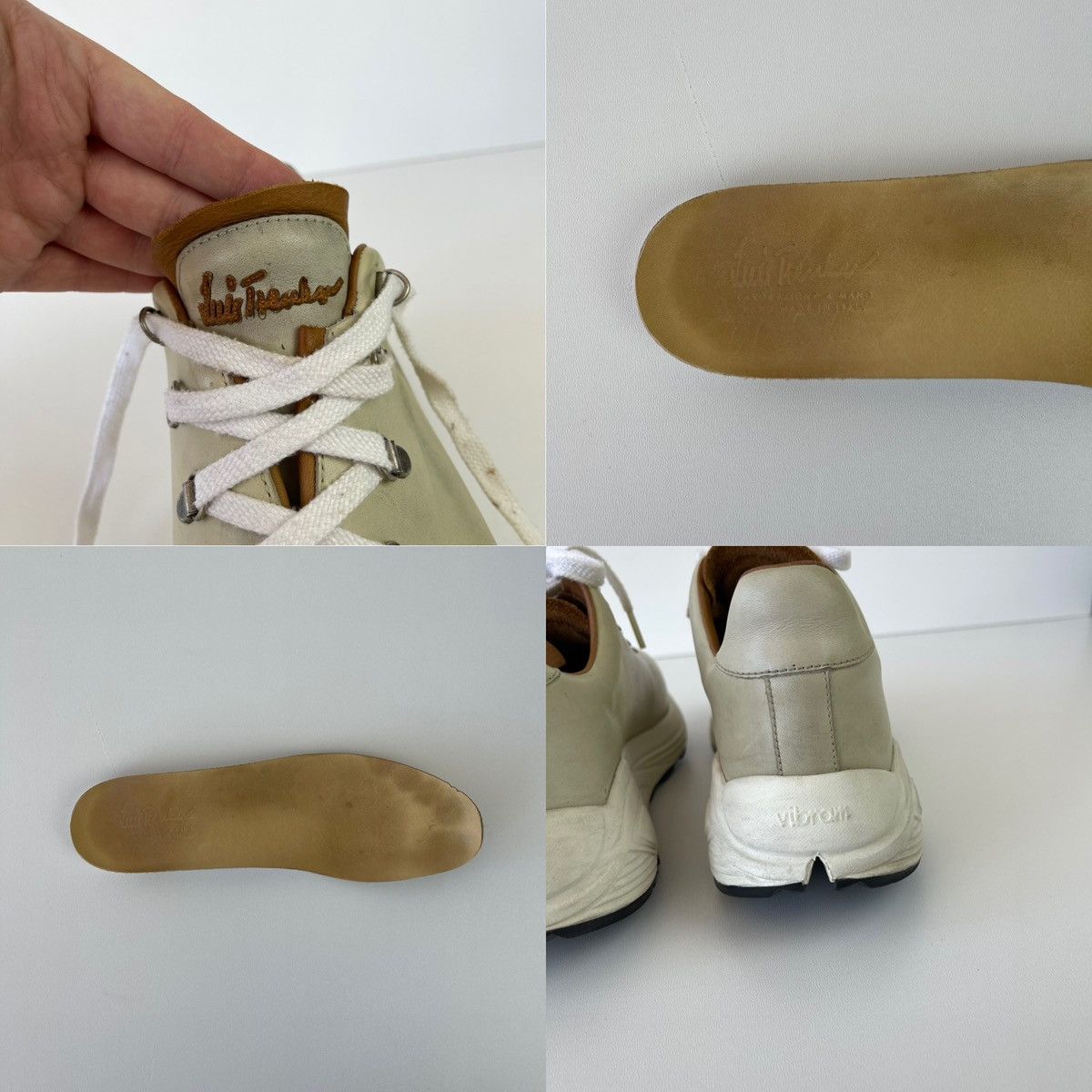 Other Luis Trenker Laether Vibram Platform Sneakers Grey/White Size US 9 / EU 42 - 7 Thumbnail