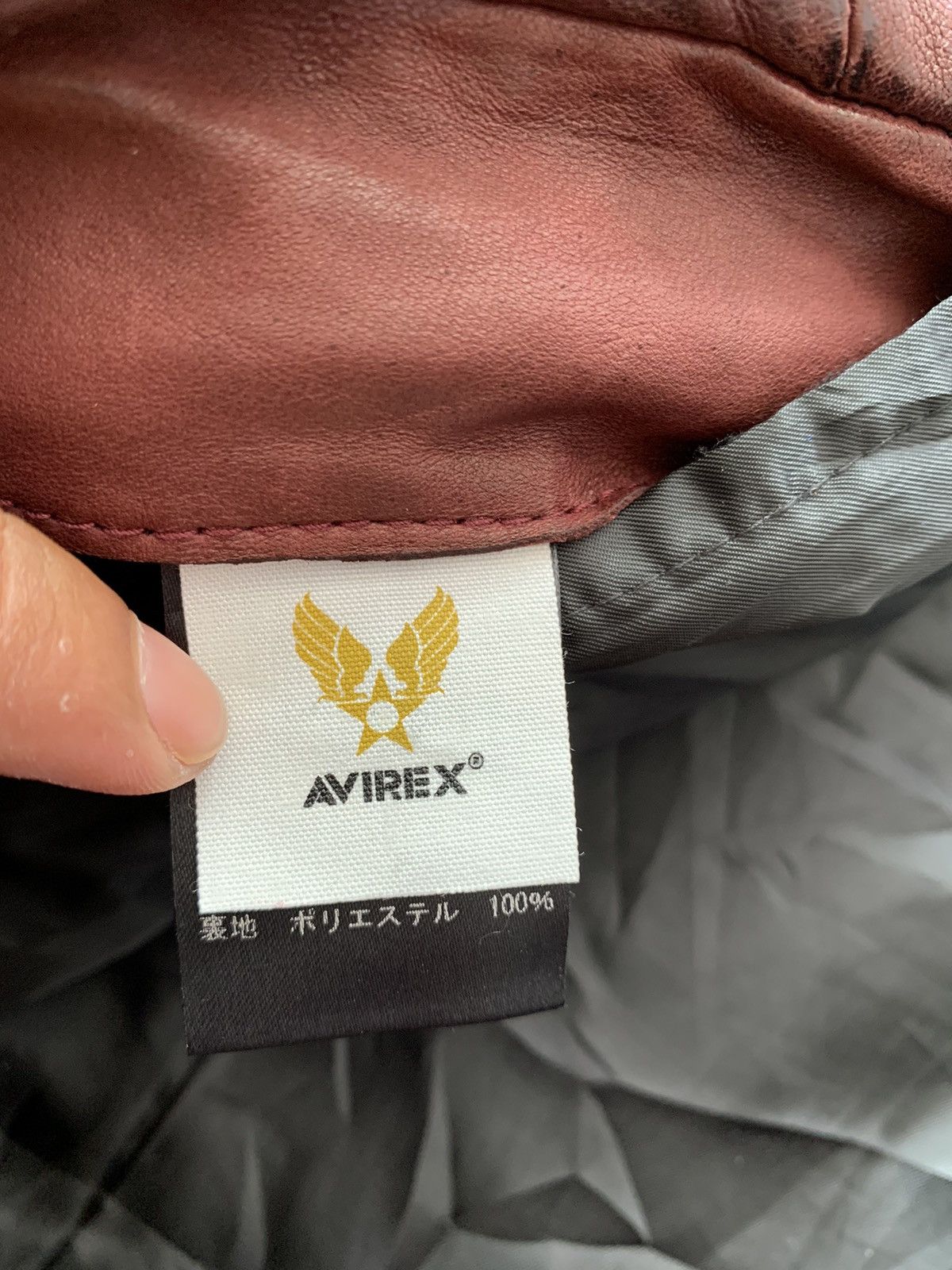 Avirex 🔥AVIREX SHEEPSKIN LEATHER BIKERS JACKETS Size US XL / EU 56 / 4 - 9 Thumbnail